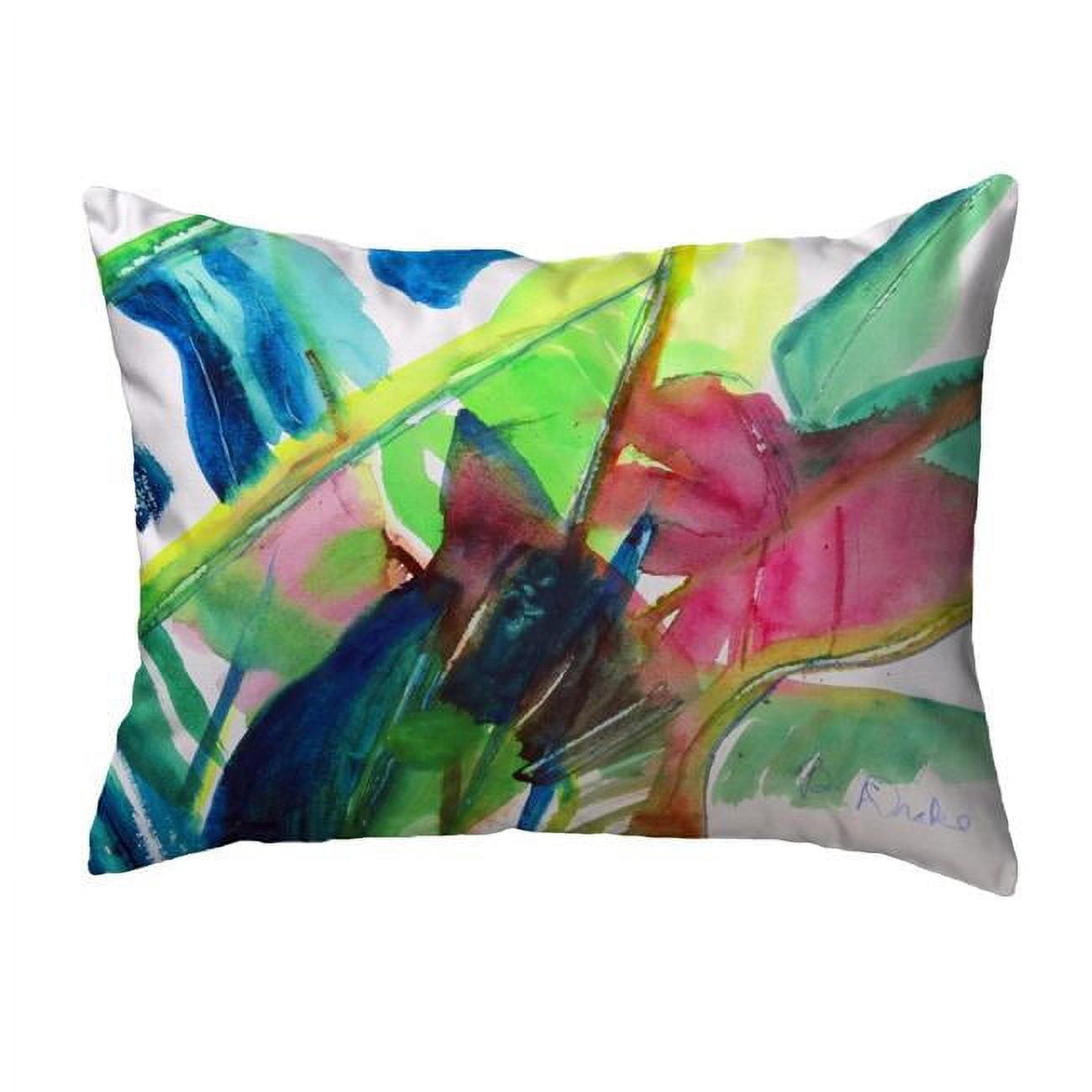 16 x 20 in. Pink Palms No Cord Pillow