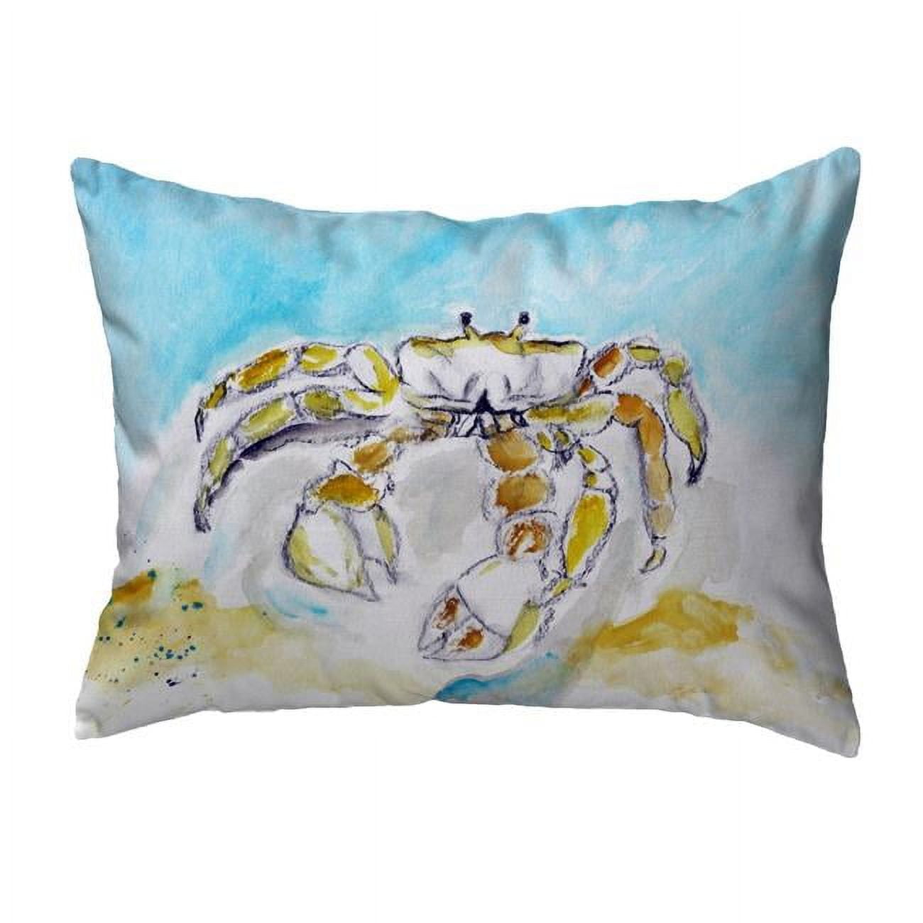 11 x 14 in. Ghost Crab Non-Corded Indoor & Outdoor Pillow