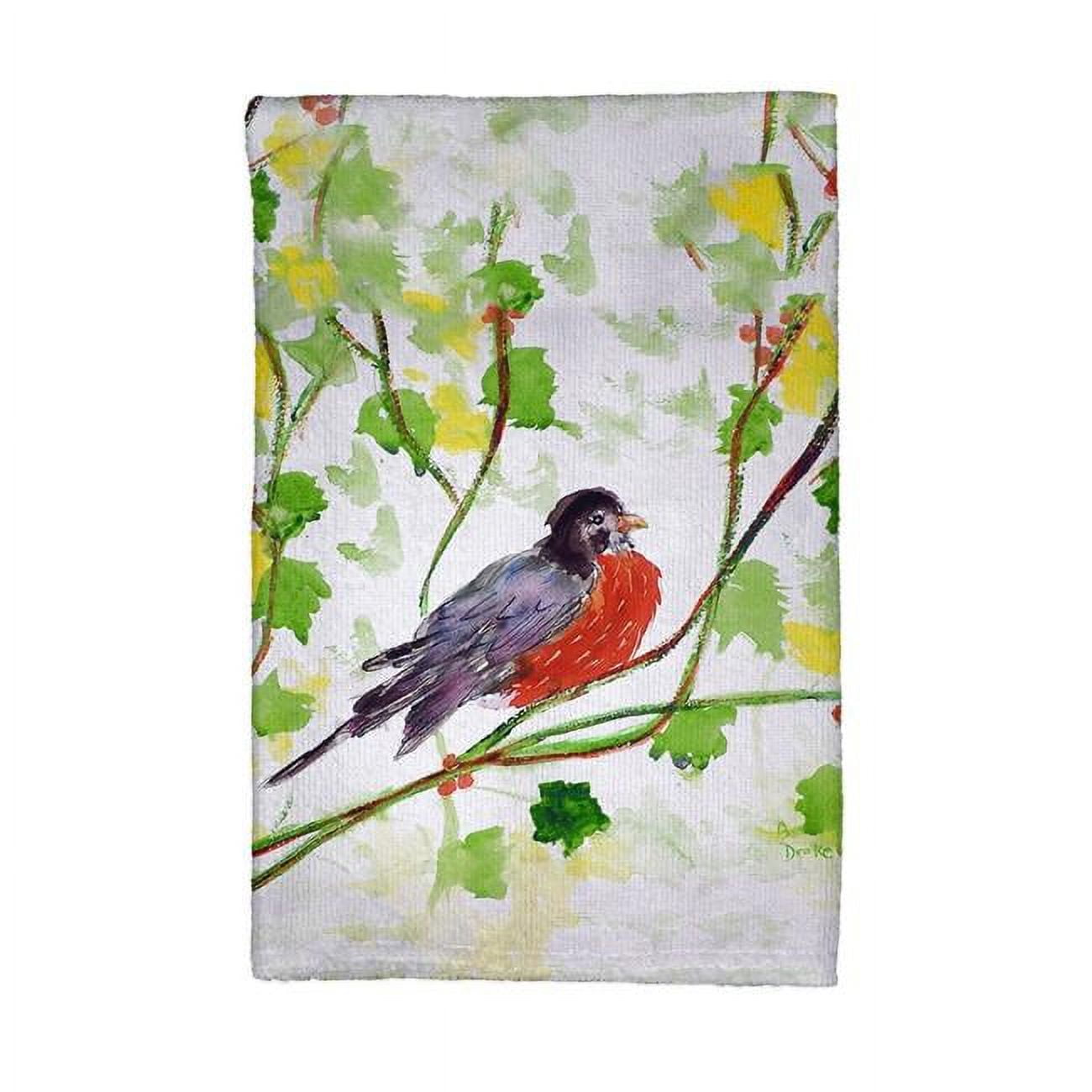 Picture of Betsy Drake KT164 Robin Kitchen Towel