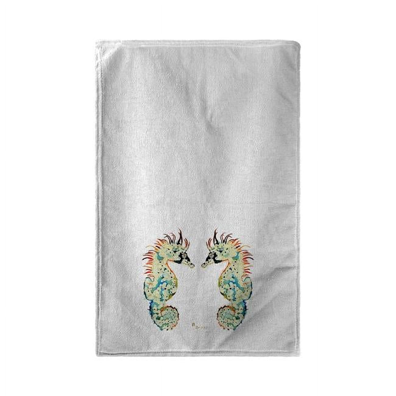 Picture of Betsy Drake KT942 Two Irises Kitchen Towel