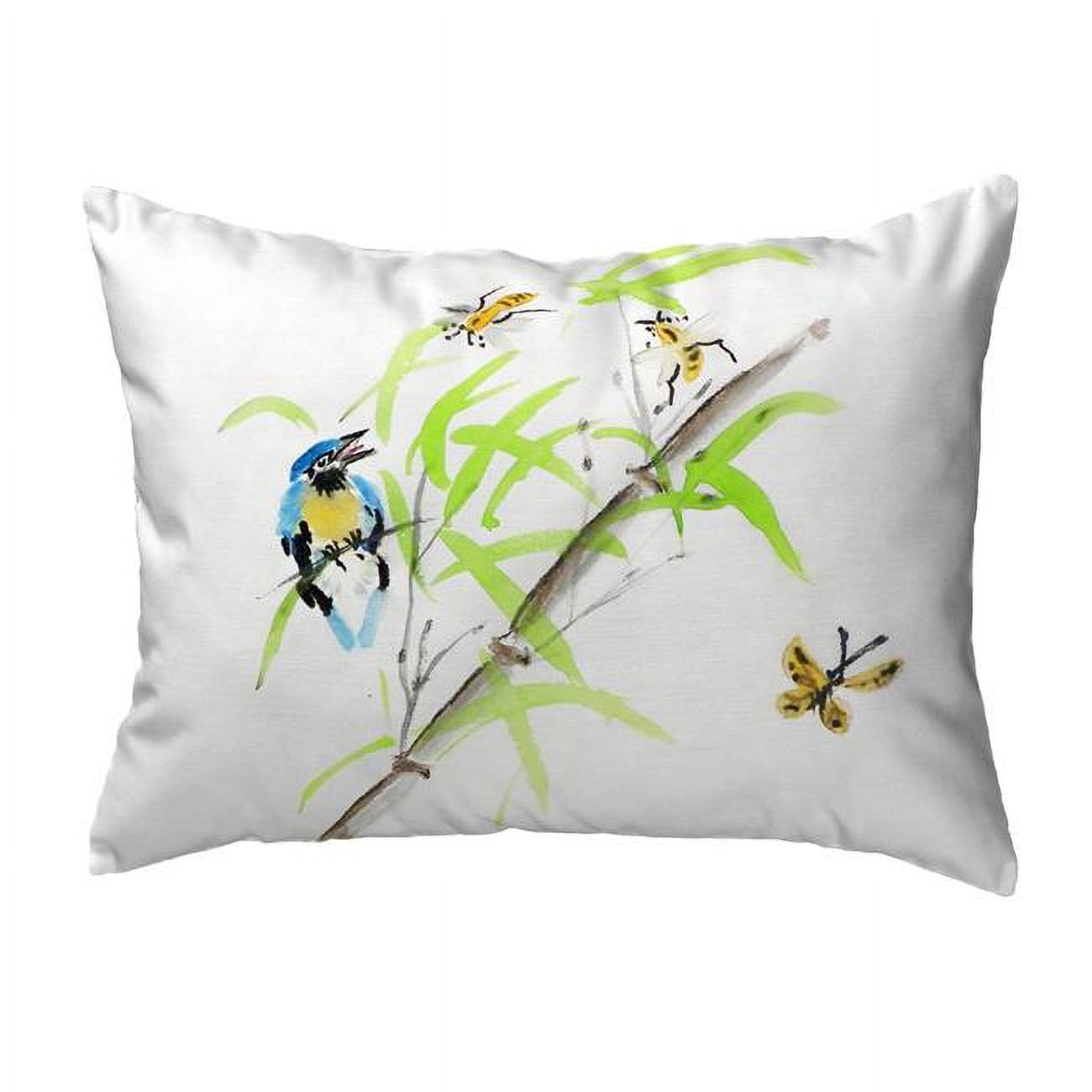 11 x 14 in. Birds & Bees II Small No-Cord Pillow