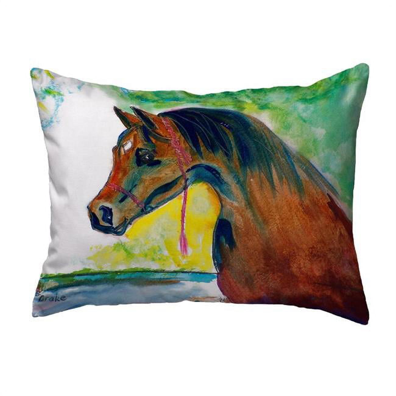 11 x 14 in. Prize Horse Small No-Cord Pillow