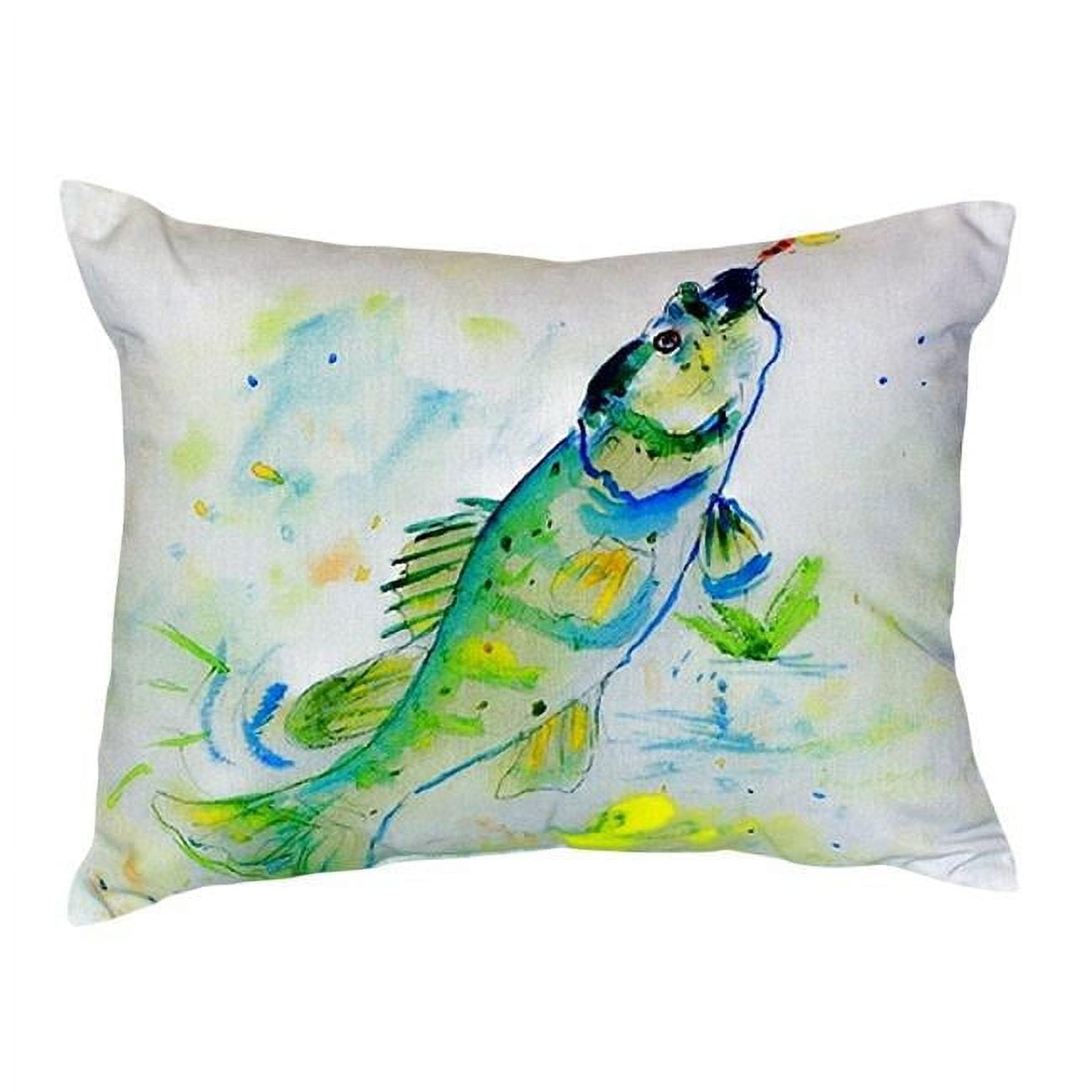 11 x 14 in. Yellow Perch Small No-Cord Pillow