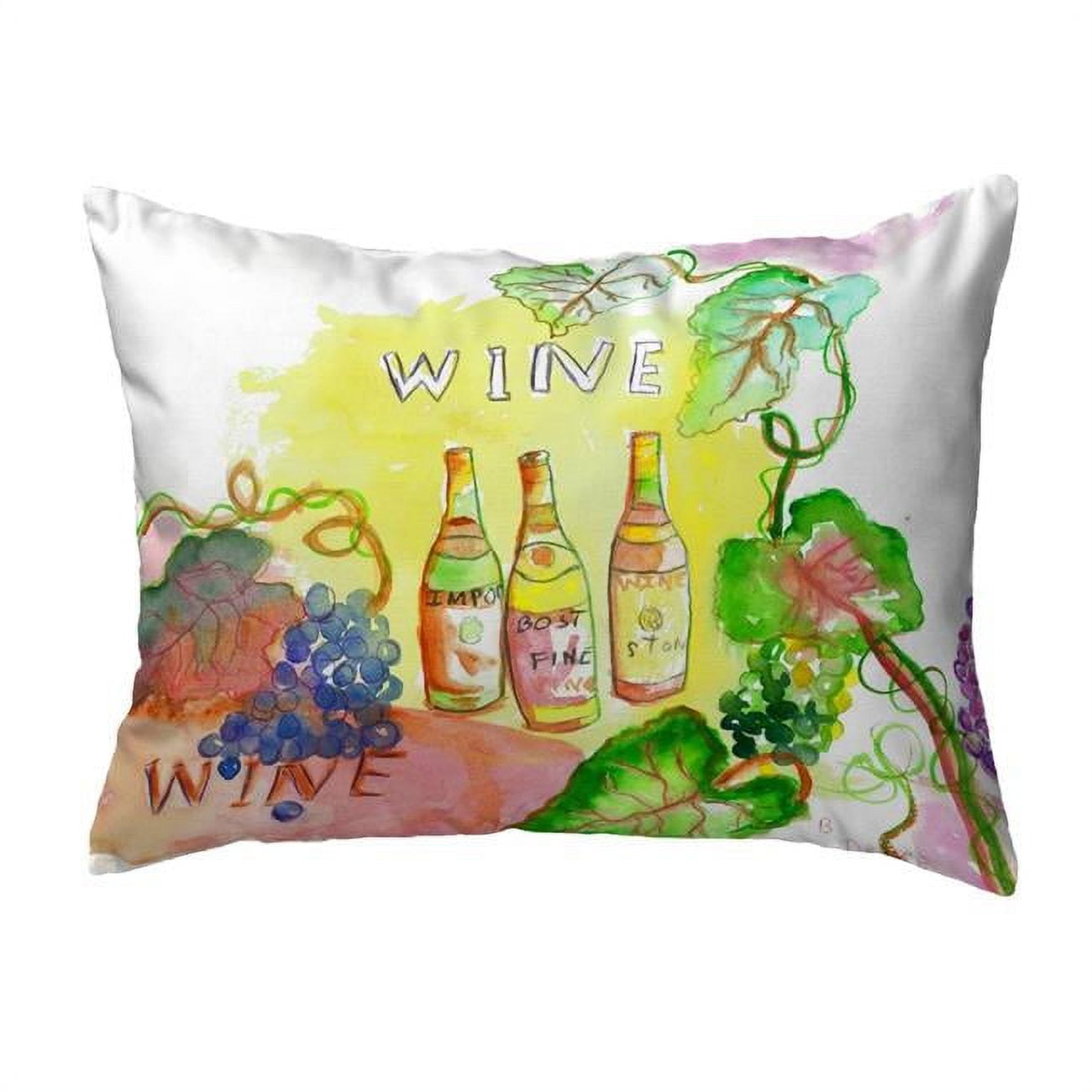 11 x 14 in. Wine Bottles Small No-Cord Pillow