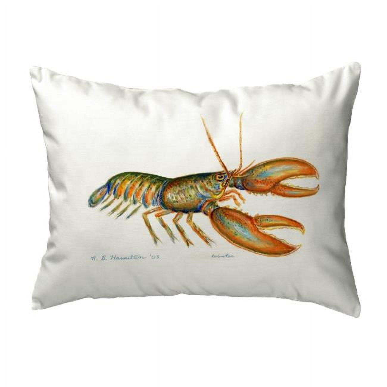 11 x 14 in. Lobster Small No-Cord Pillow