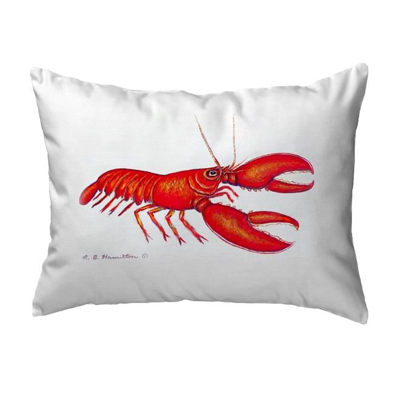 11 x 14 in. Red Lobster Small No-Cord Pillow
