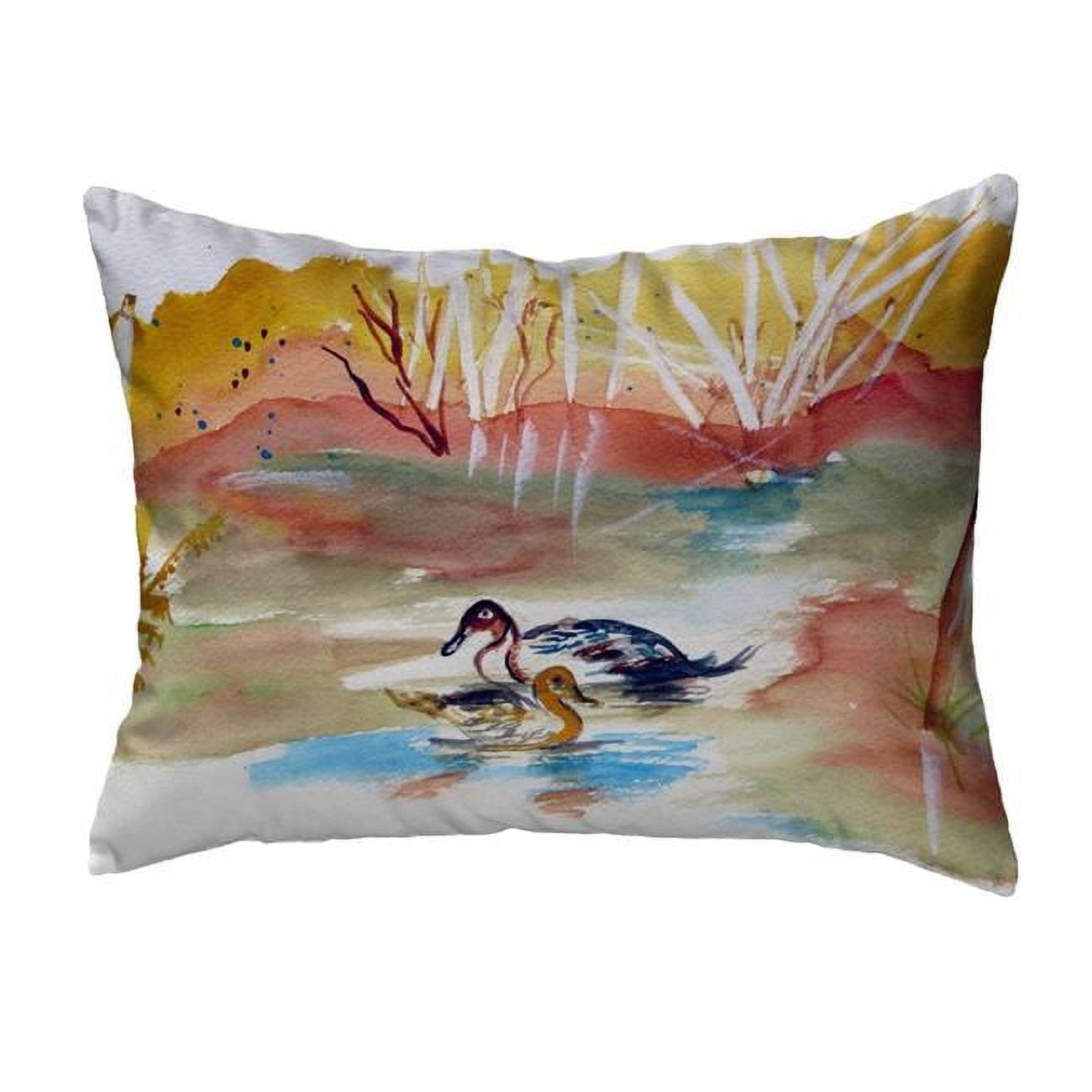 11 x 14 in. Redhead Pair Non-Corded Indoor & Outdoor Pillow
