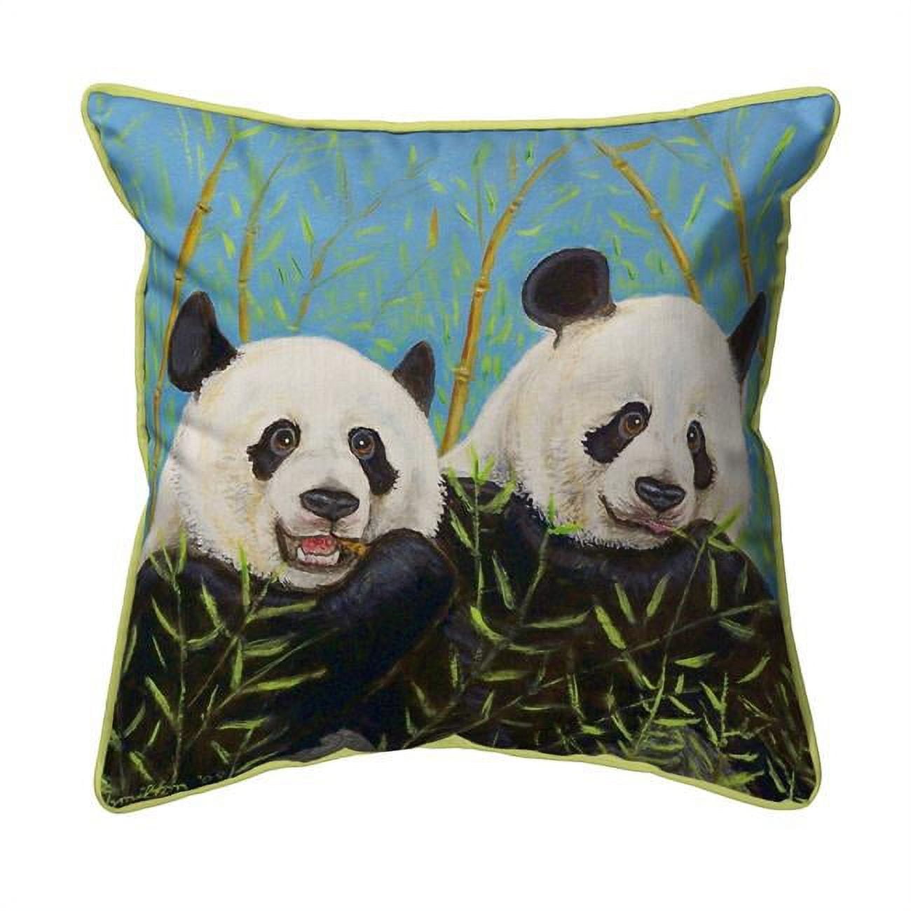 12 x 12 in. Pandas Small Indoor & Outdoor Pillow