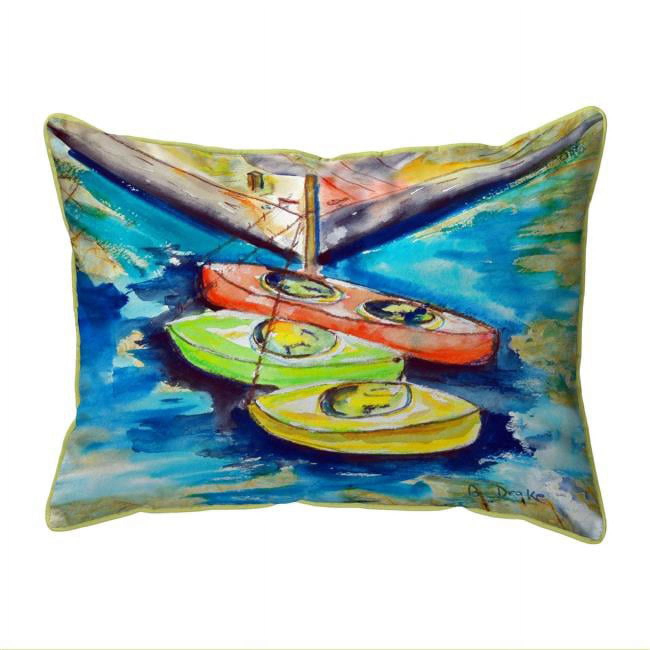 11 x 14 in. Kayaks Small Indoor & Outdoor Pillow