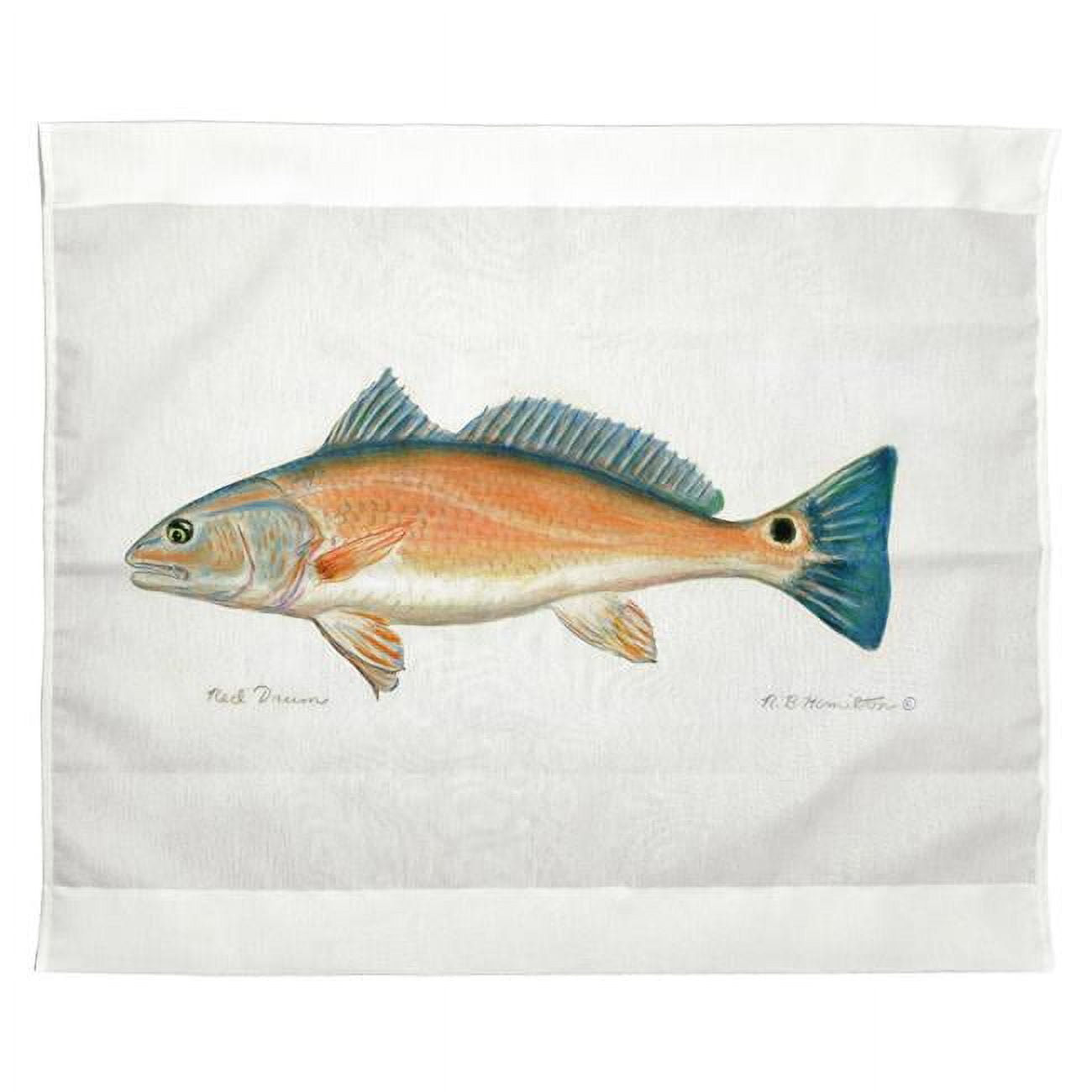 24 x 30 in. Red Drum Outdoor Wall Hanging