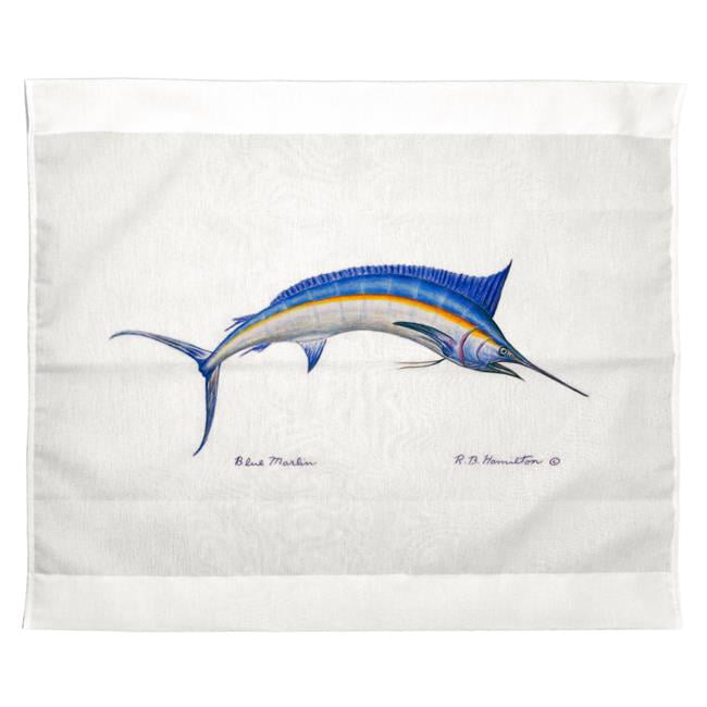 24 x 30 in. Blue Marlin Outdoor Wall Hanging