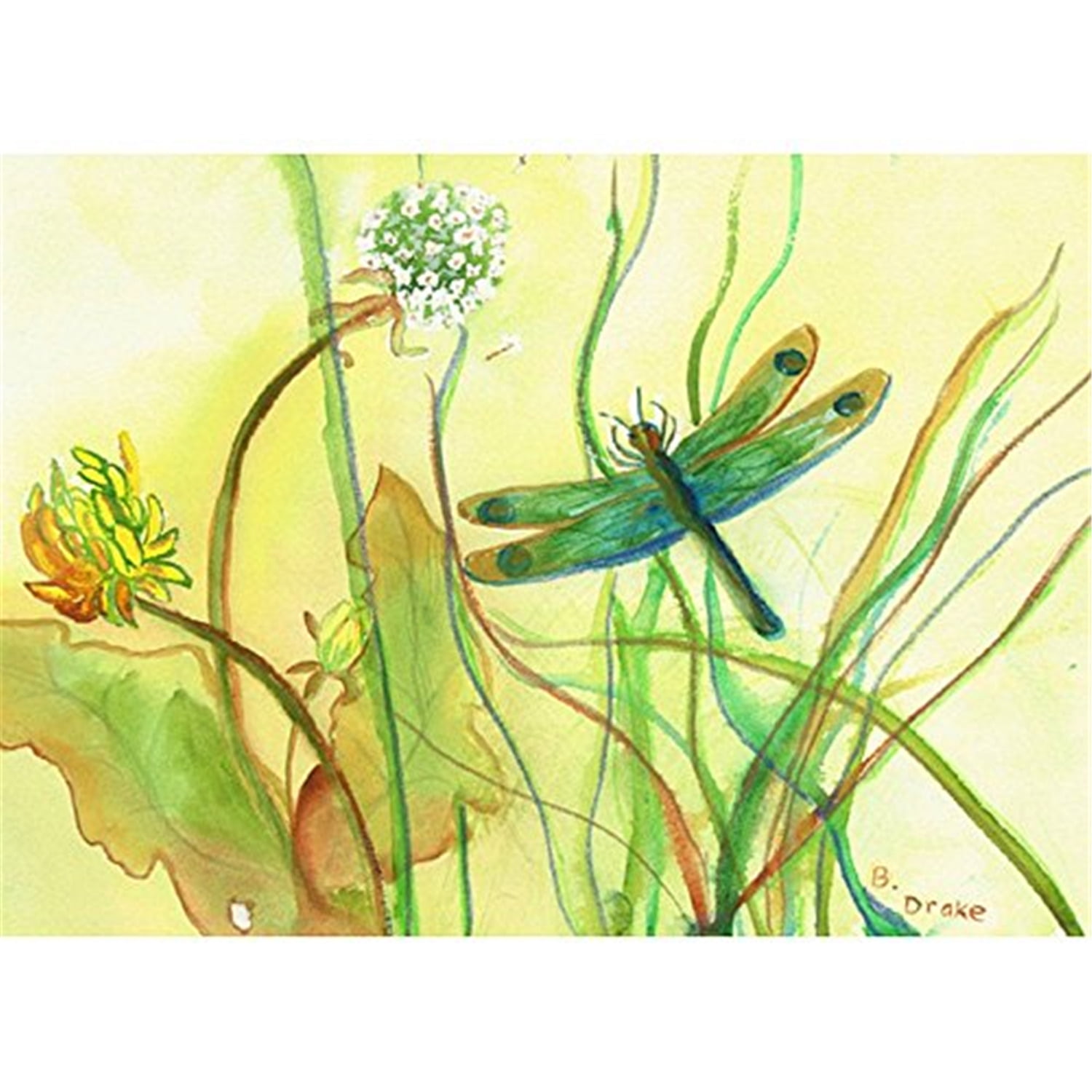 24 x 30 in. Betsys Dragonfly Outdoor Wall Hanging