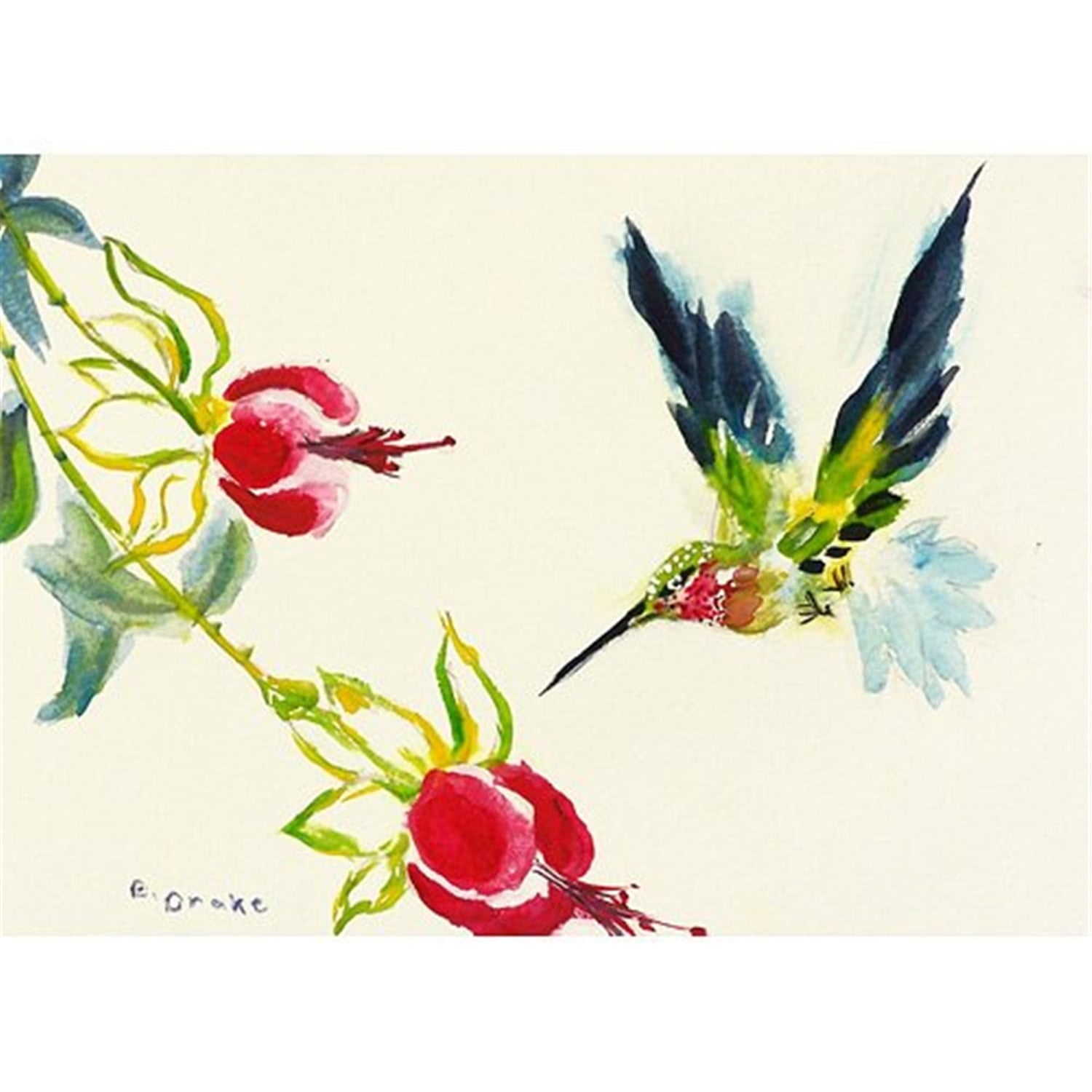 24 x 30 in. Betsys Hummingbird Outdoor Wall Hanging
