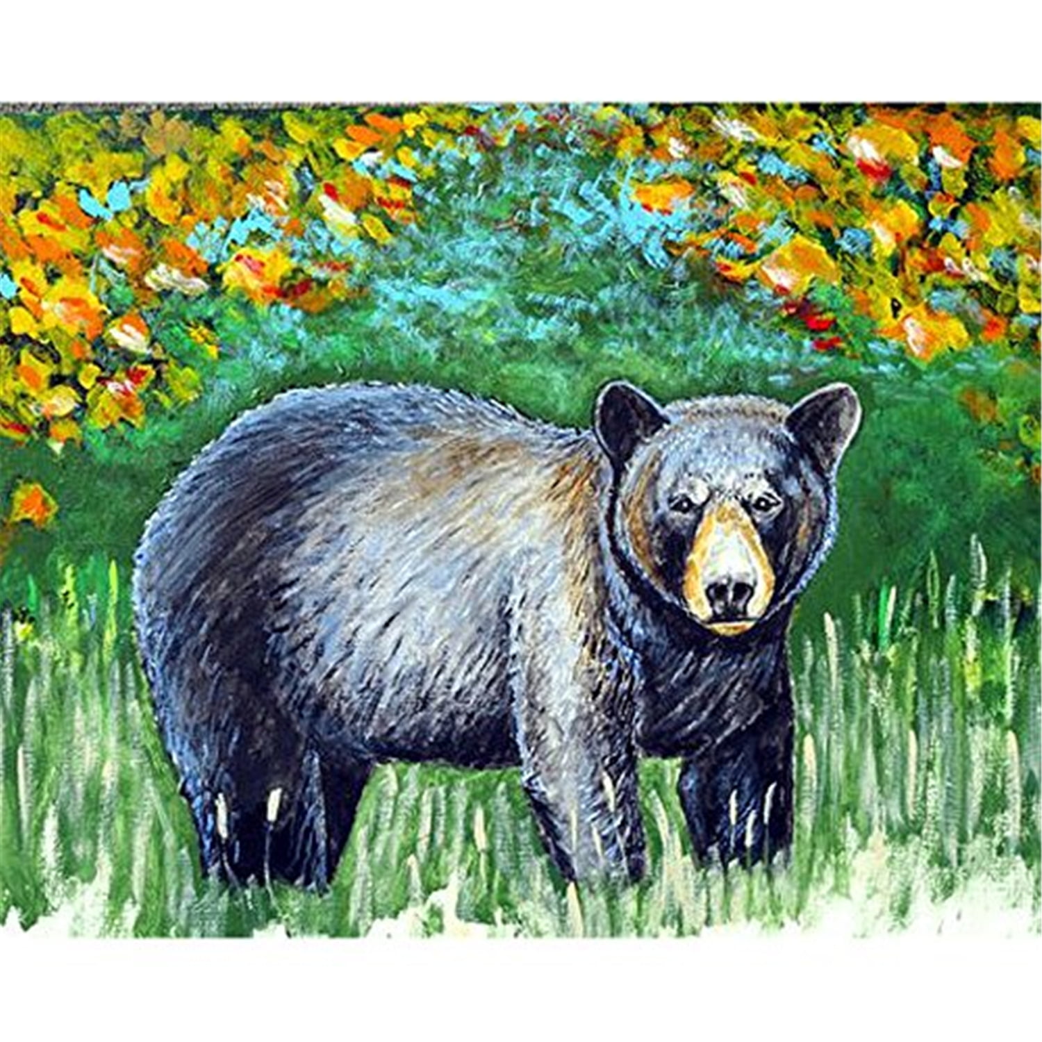24 x 30 in. Black Bear Outdoor Wall Hanging