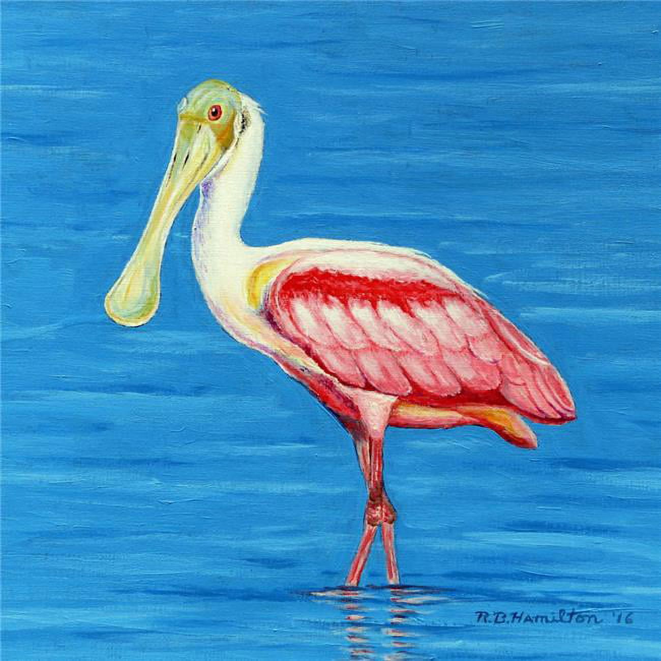 24 x 30 in. Dicks Spoonbill Outdoor Wall Hanging