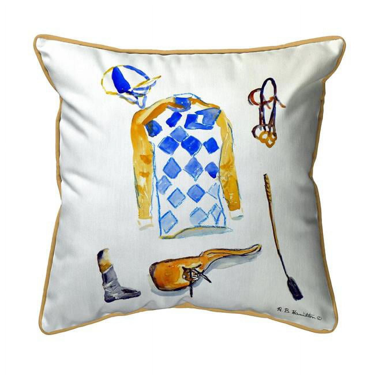 22 x 22 in. Racing Gear Extra Large Zippered Pillow