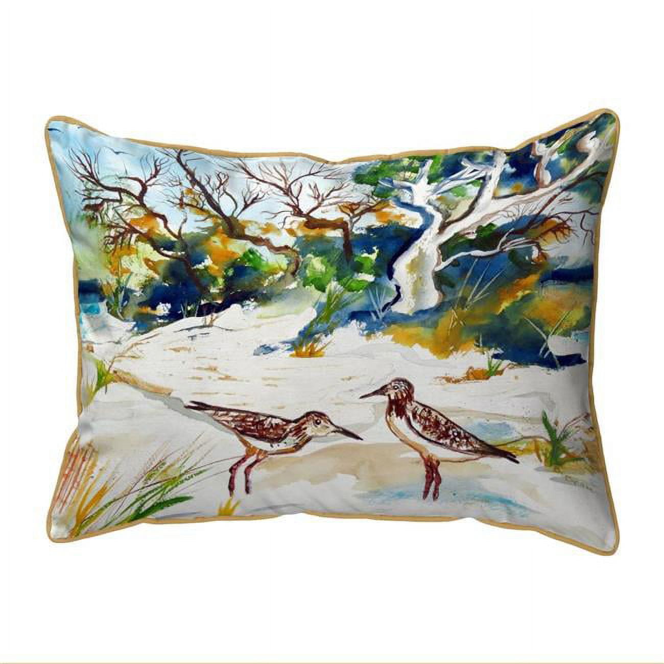 20 x 24 in. Tree & Beach Extra Large Zippered Pillow