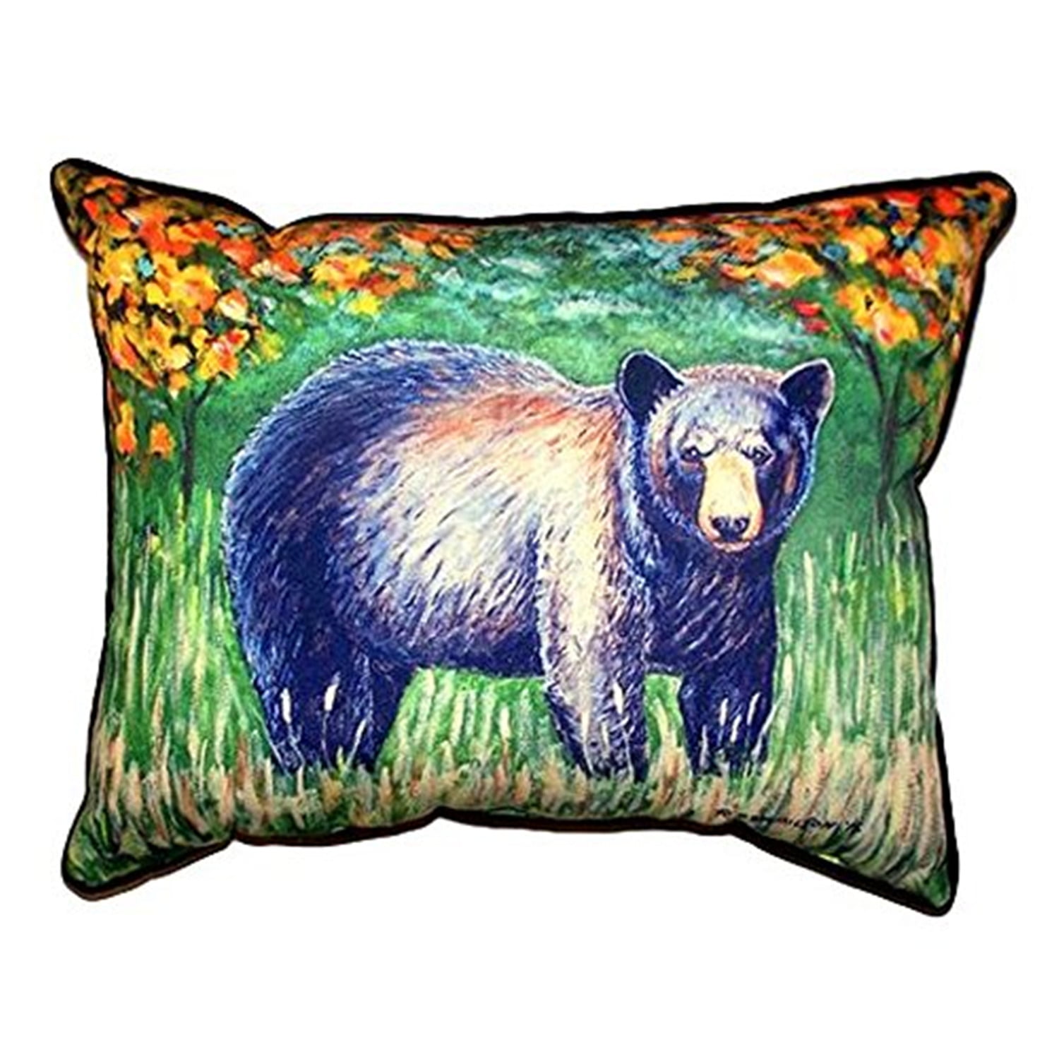 20 x 24 in. Black Bear Extra Large Zippered Pillow