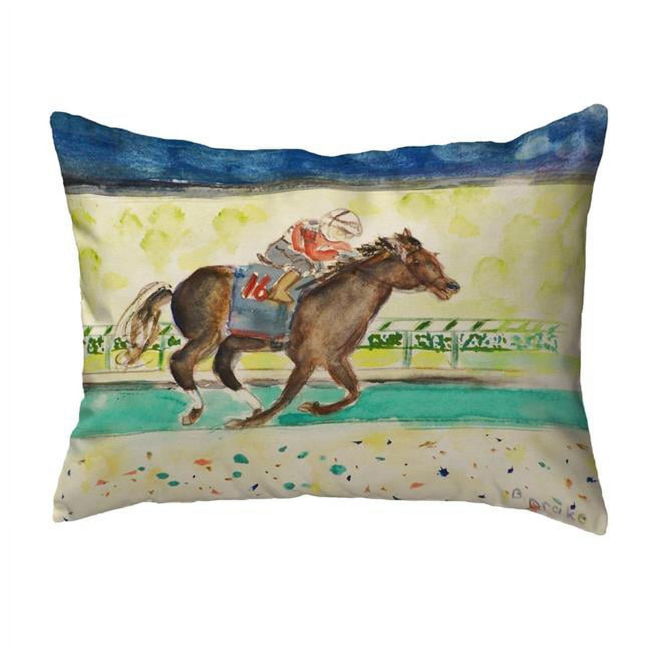 KS109 11 x 14 in. Derby Winner Small No-Cord Pillow