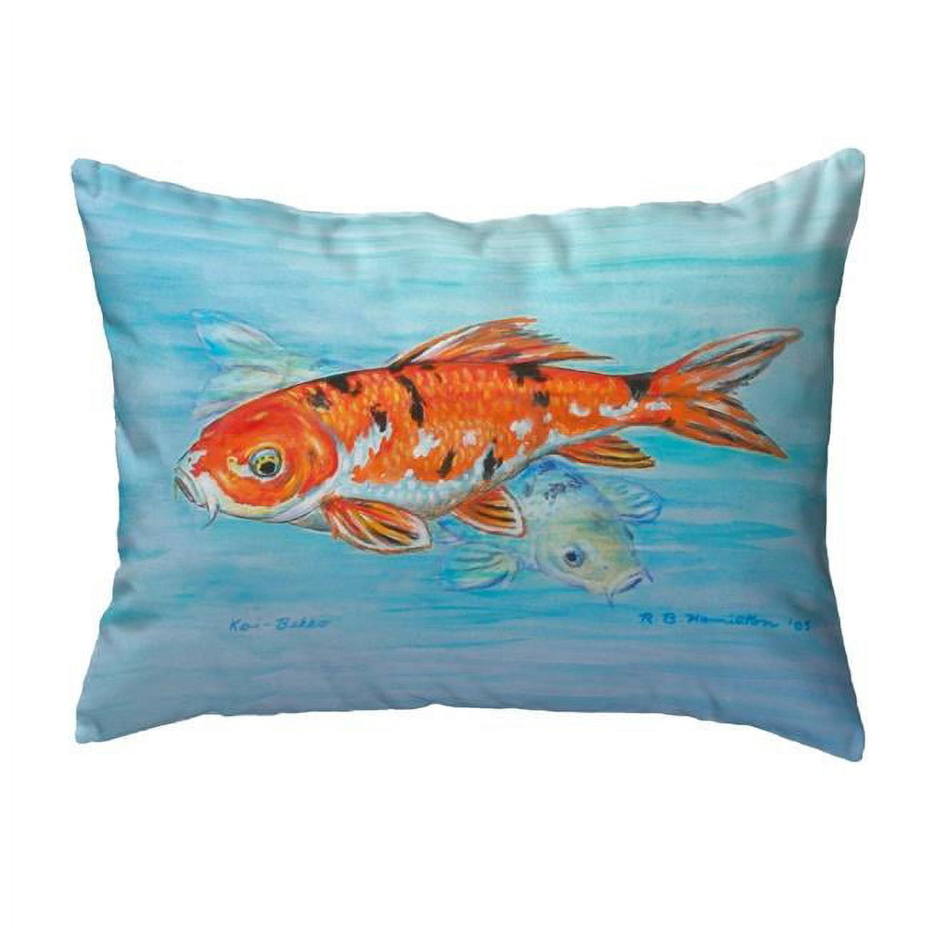 11 x 14 in. Koi Small No-Cord Pillow