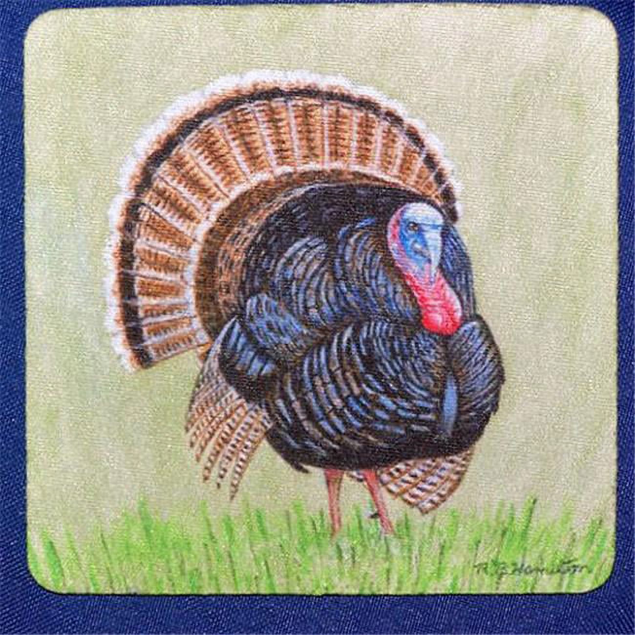 Picture of Betsy Drake CT512 Wild Turkey Coaster - Set of 4