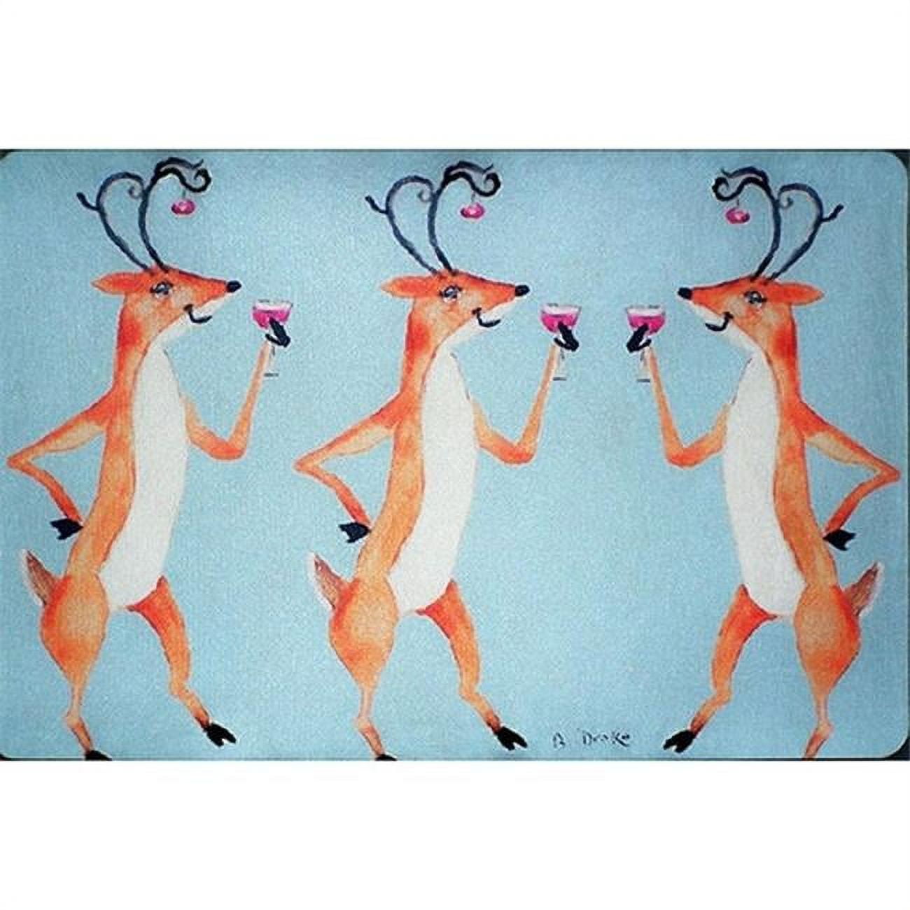 18 x 26 in. Drinking Deer Door Mat