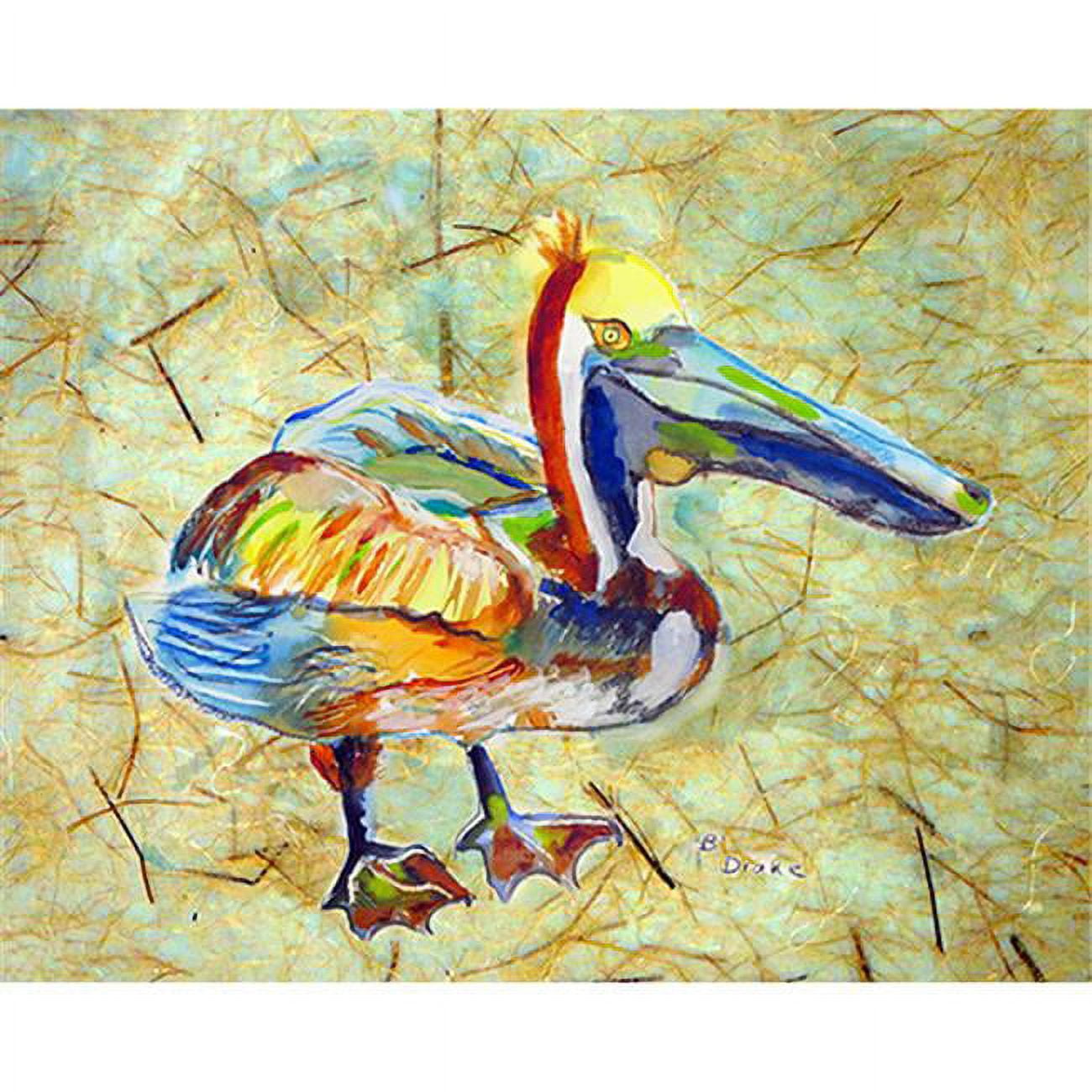 18 x 26 in. Heathcliff Pelican Door Mat