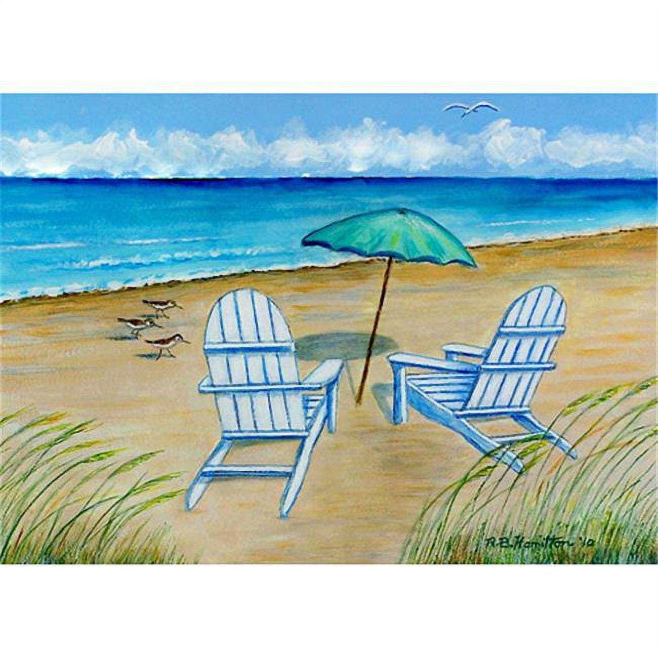 18 x 26 in. Adirondack Chairs Door Mat