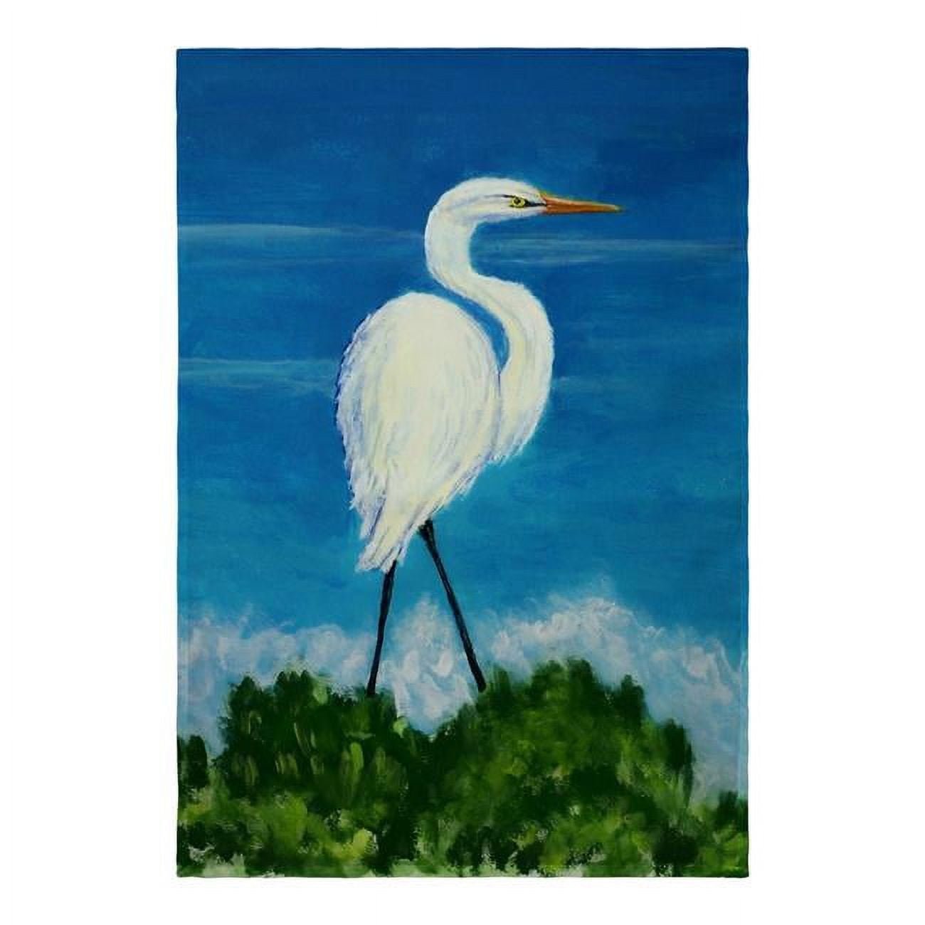 12.5 x 18 in. Great Egret Flag