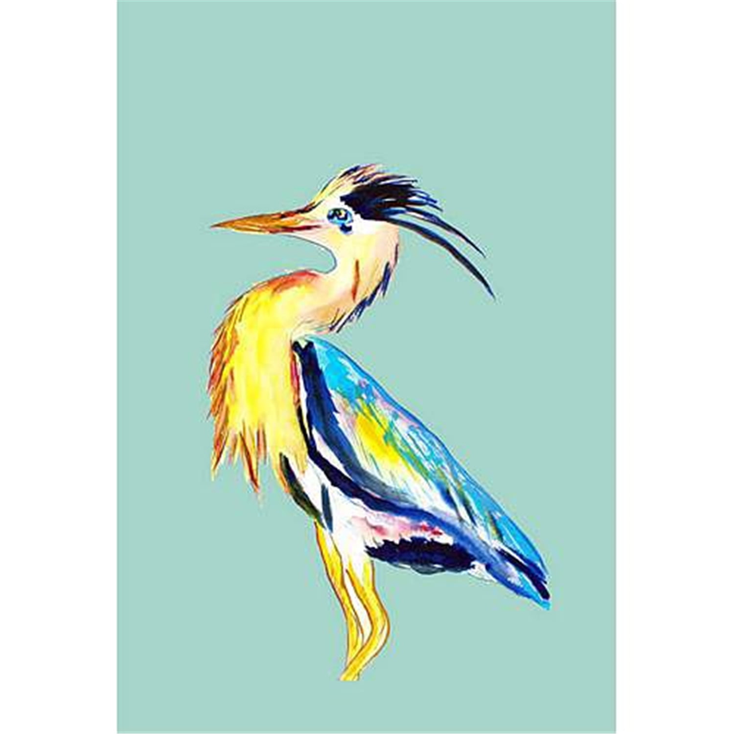 12.5 x 18 in. Vertical Blue Heron Flag