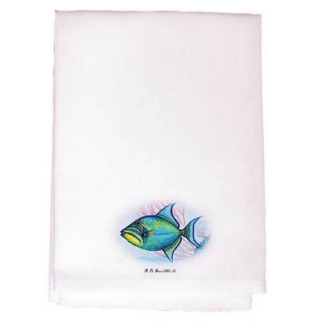 Picture of Betsy Drake GT114 Trigger Fish Guest Towel
