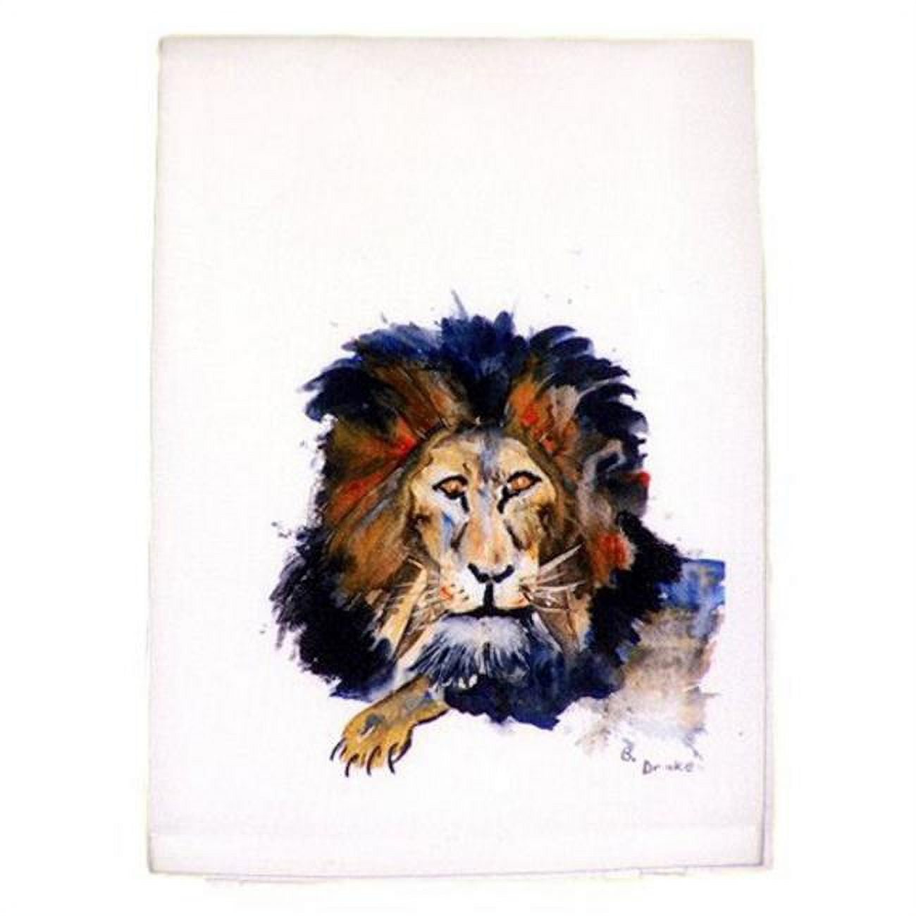 Picture of Betsy Drake GT168 Lion Guest Towel