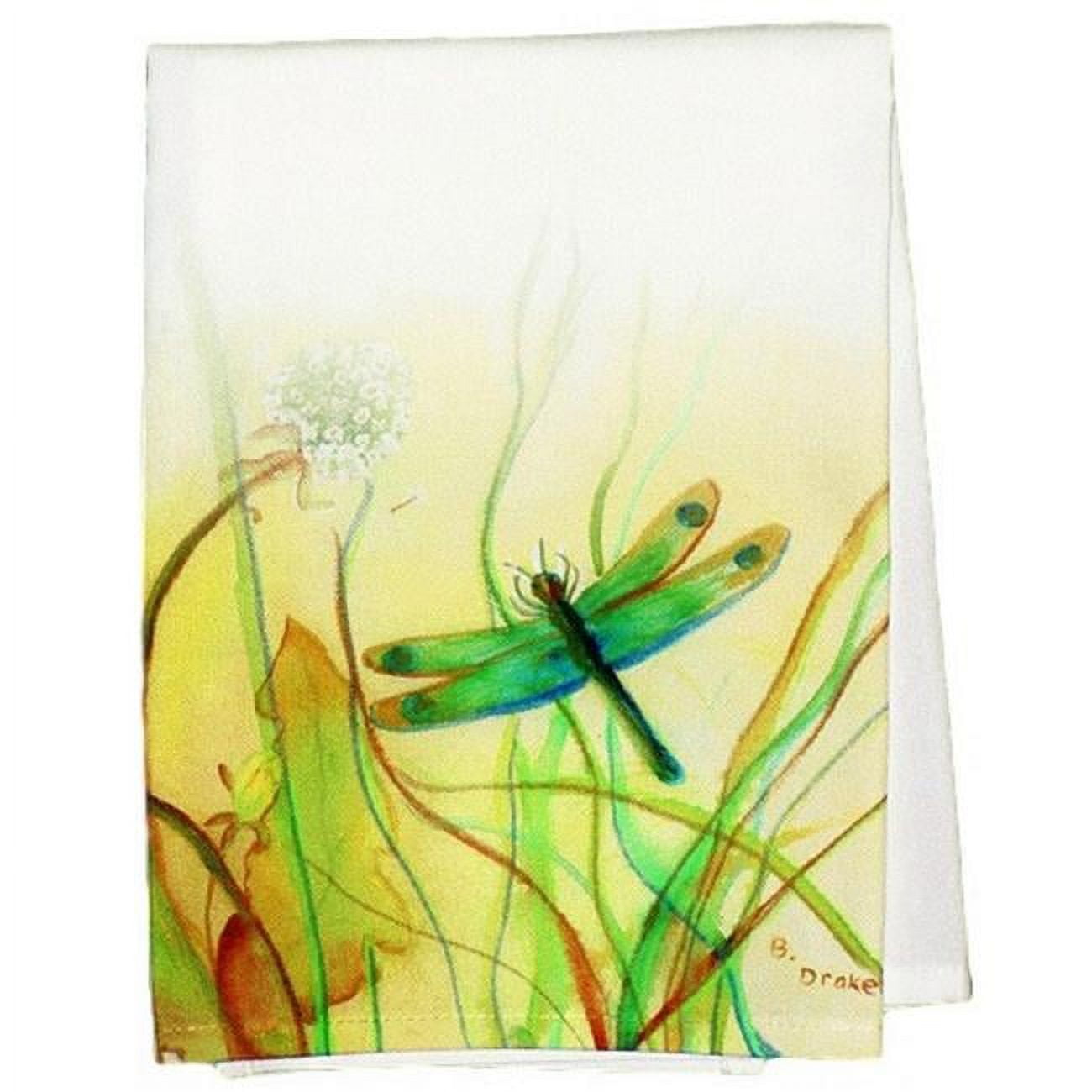 Picture of Betsy Drake GT187 Betsys Dragonfly Guest Towel