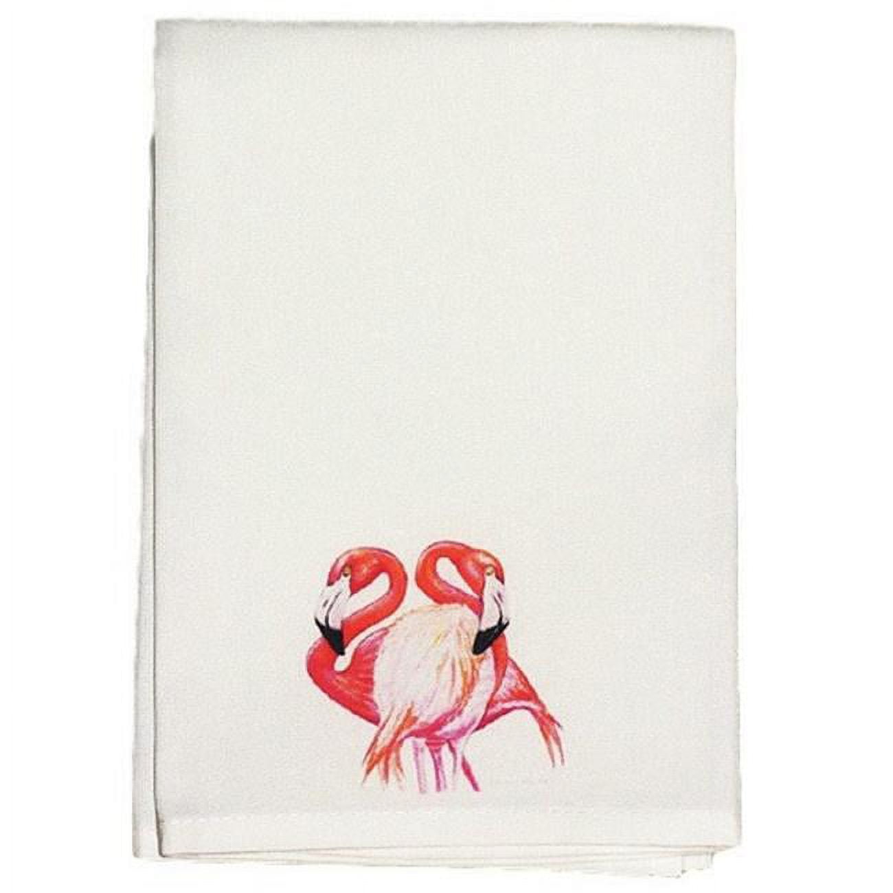 Picture of Betsy Drake GT384 Two Flamingos Guest Towel