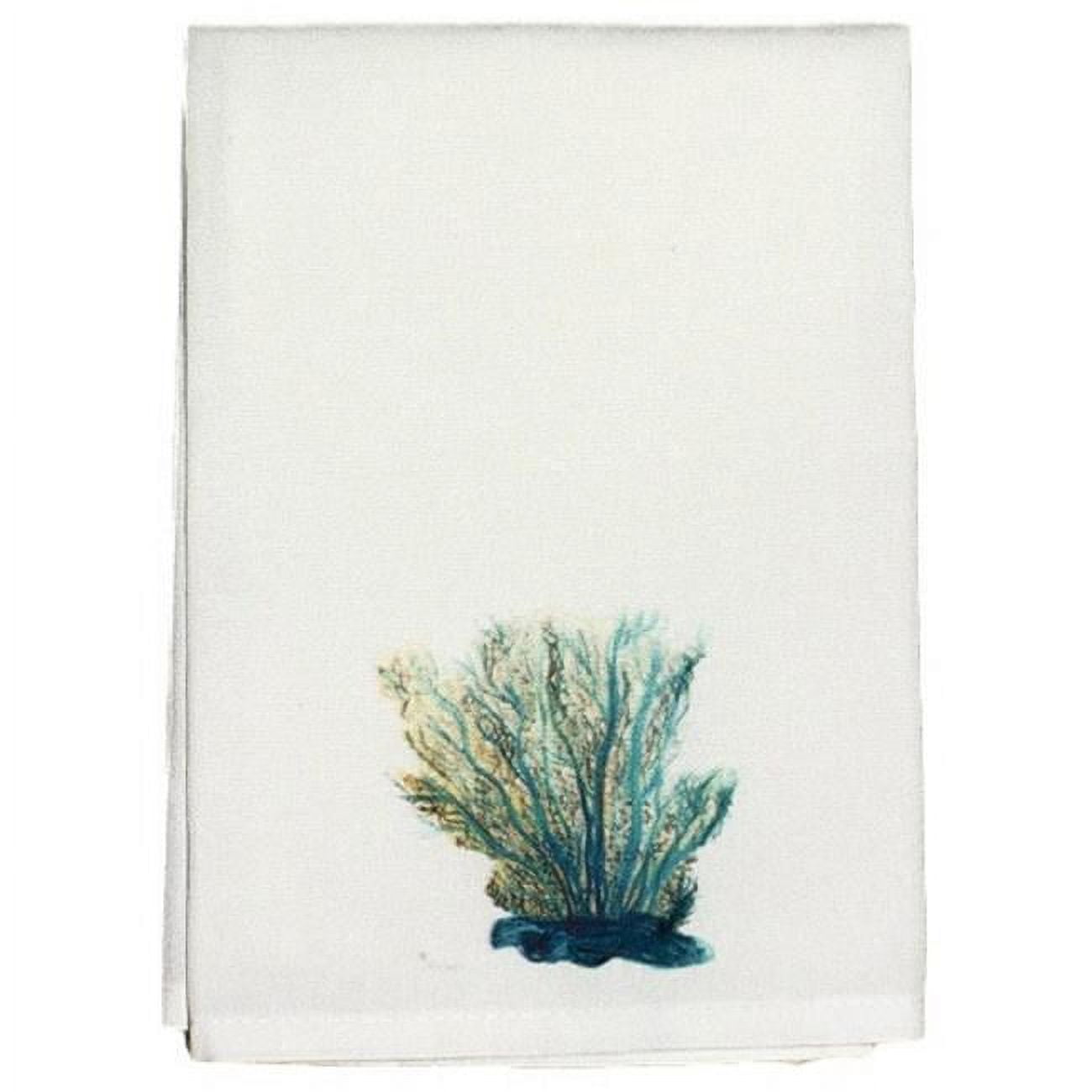 Picture of Betsy Drake GT703 Blue Coral Guest Towel