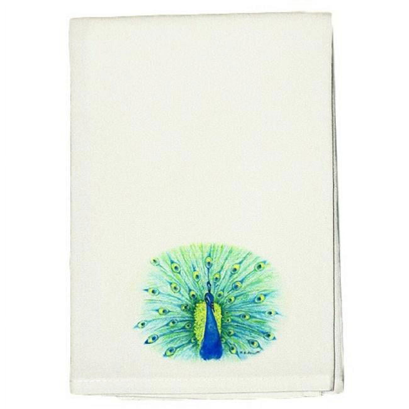 Picture of Betsy Drake GT758 Peacock Guest Towel