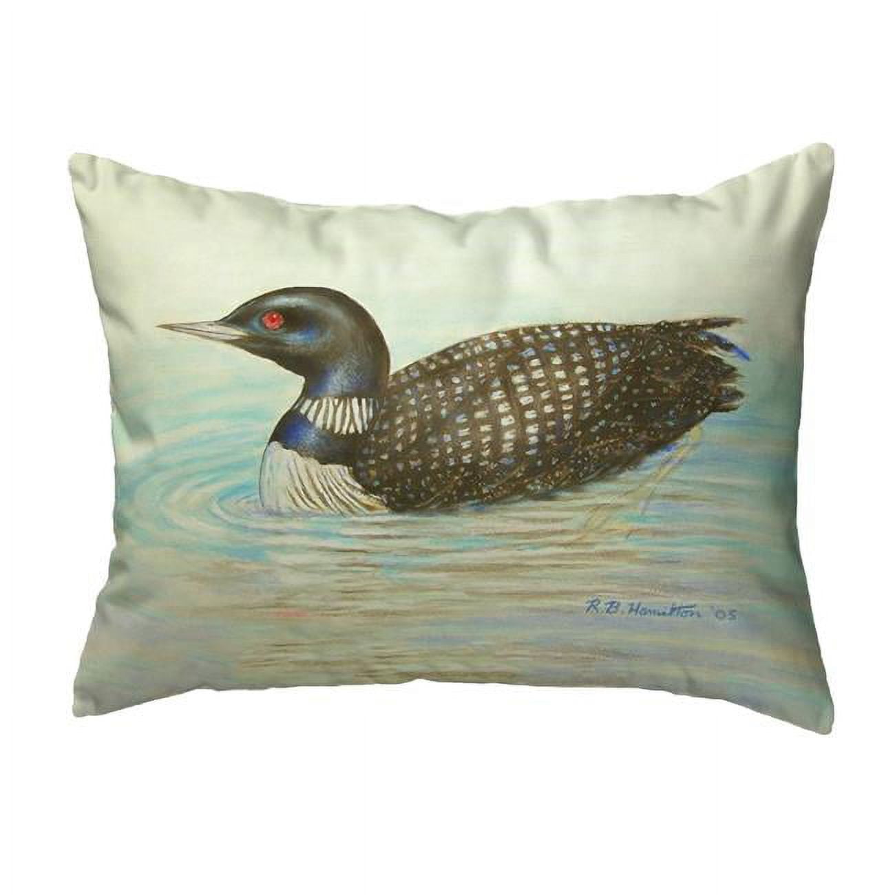 11 x 14 in. Loon Small No-Cord Pillow