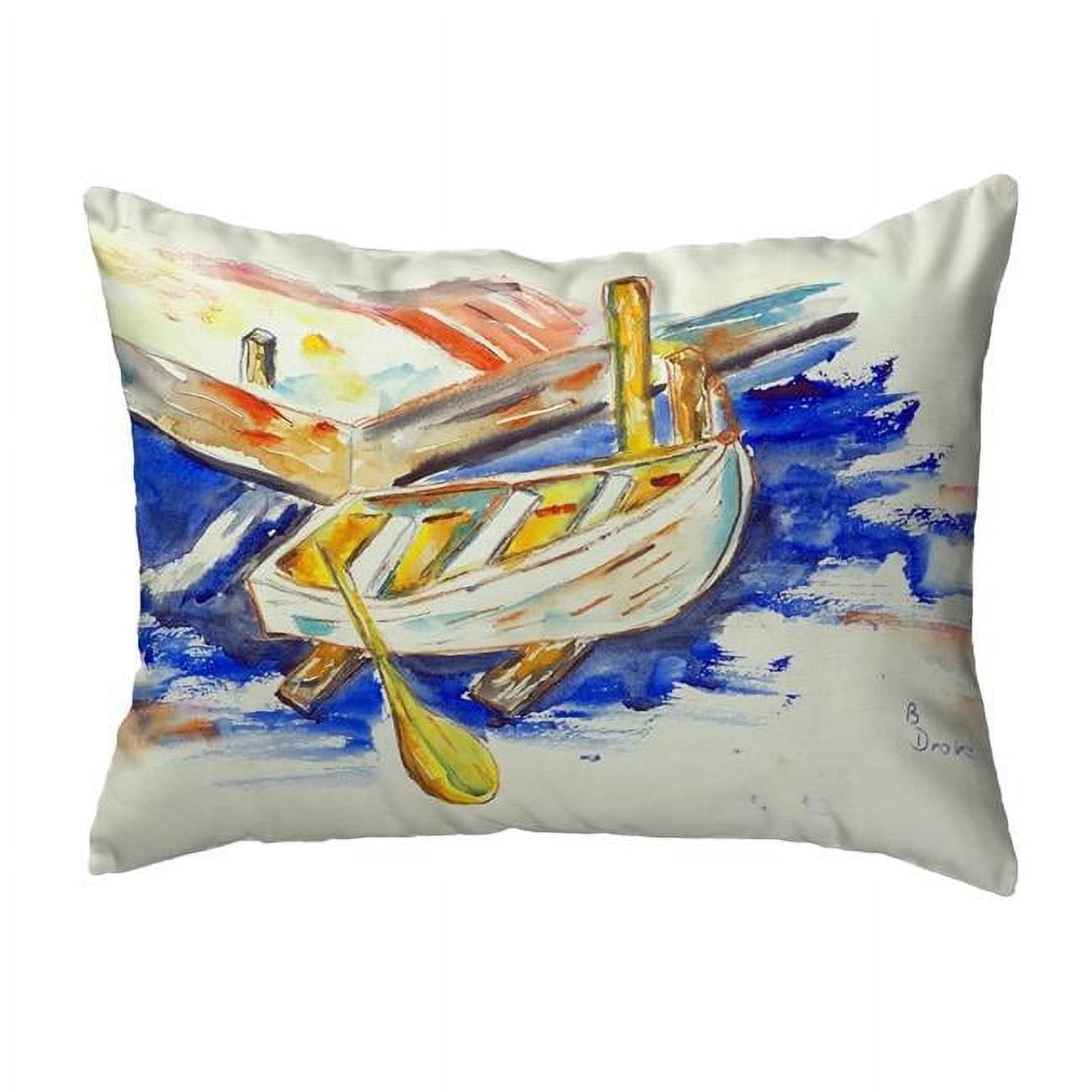11 x 14 in. Betsys Row Boat Small No-Cord Pillow