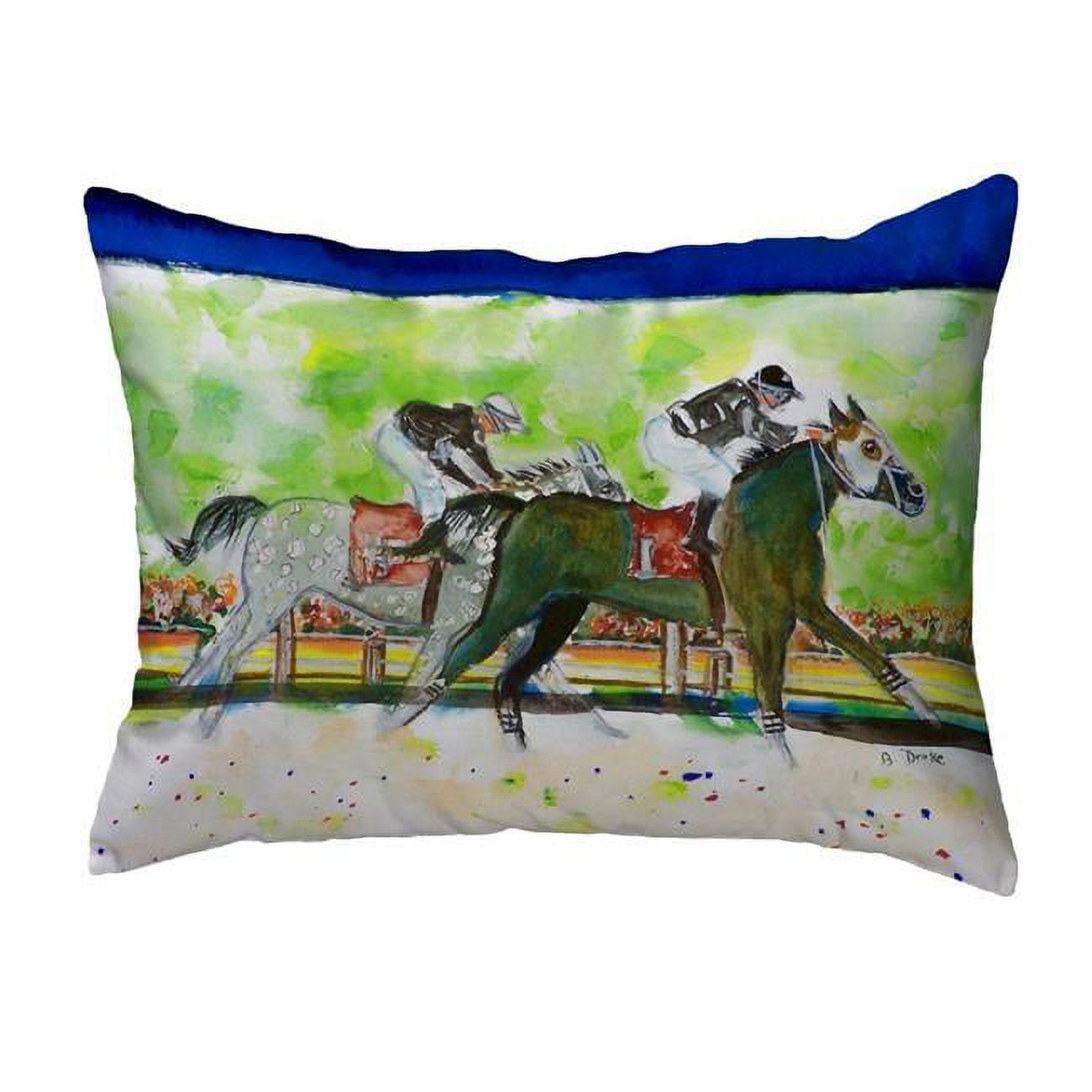 11 x 14 in. Close Race Small No-Cord Pillow