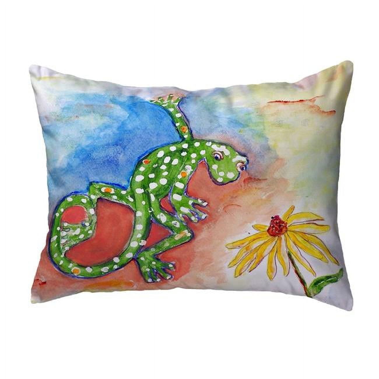 11 x 14 in. Gecko Small No-Cord Pillow