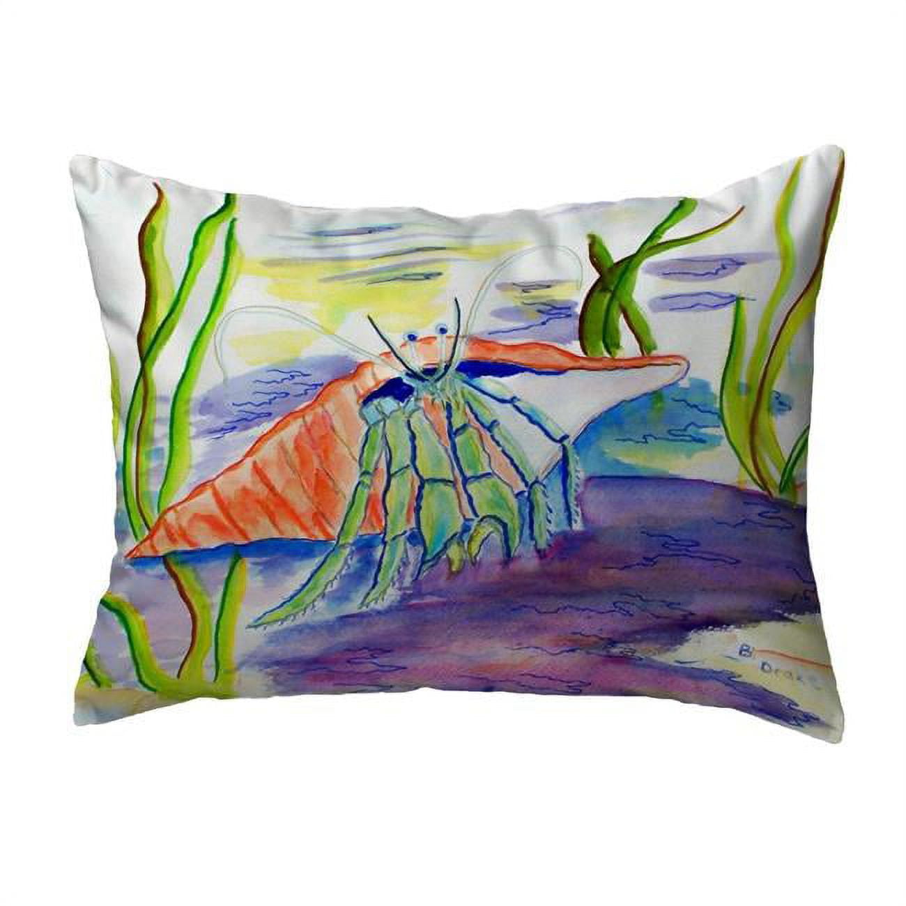 11 x 14 in. Hermit Crab Small No-Cord Pillow