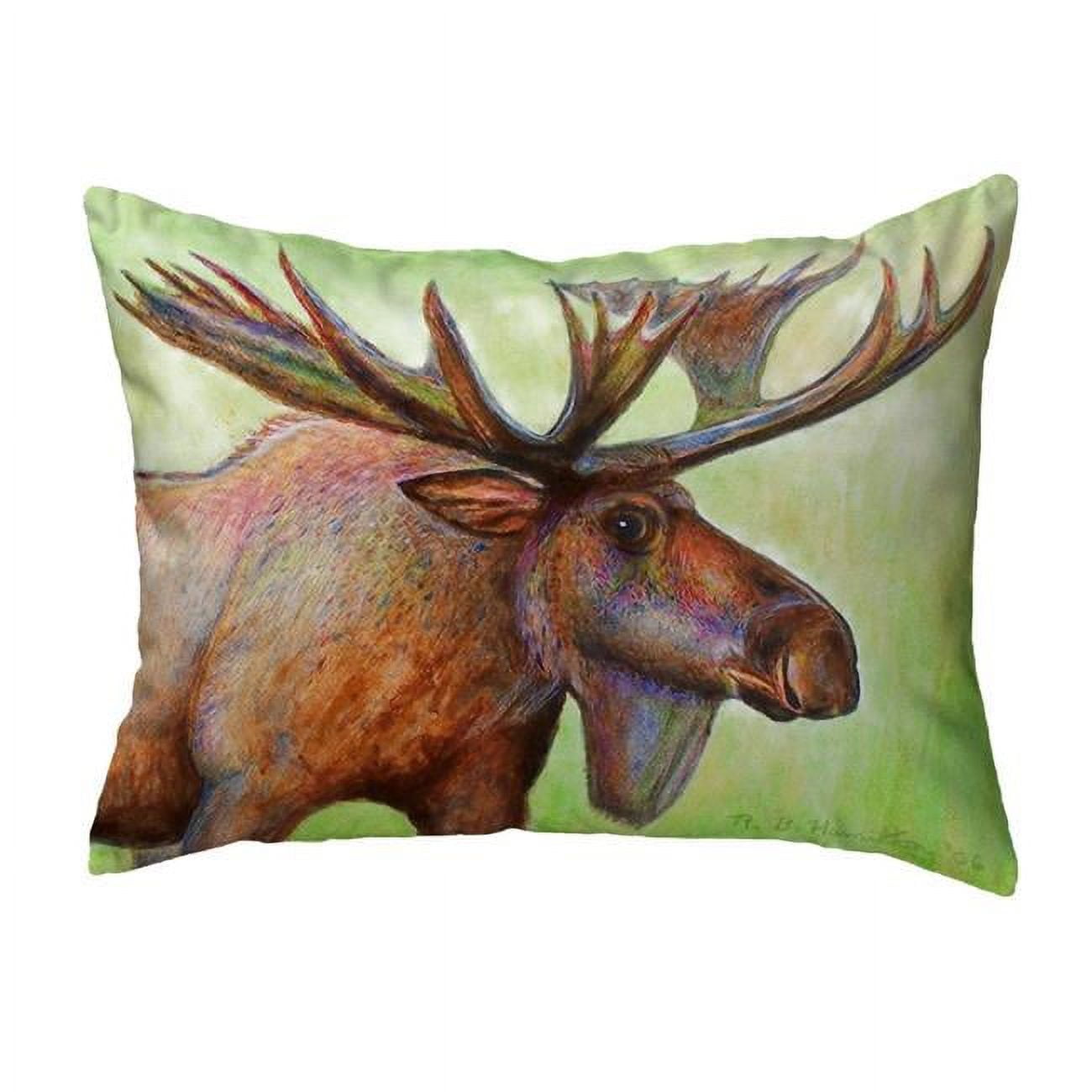 11 x 14 in. Moose Small No-Cord Pillow