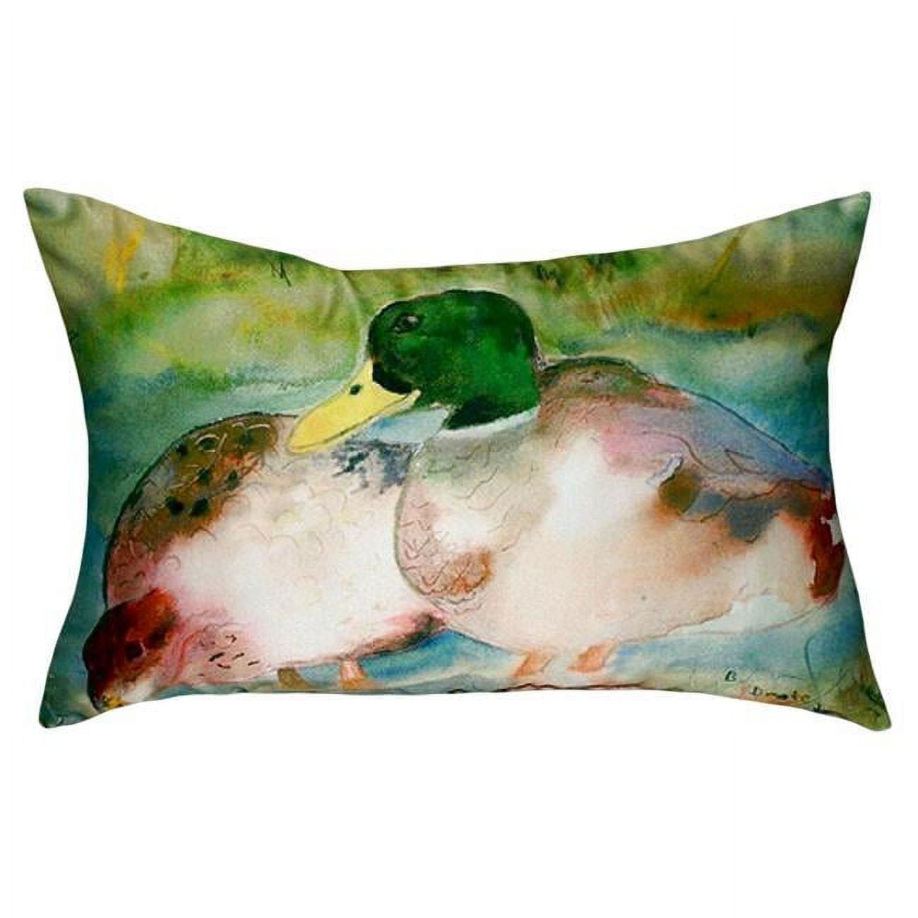 11 x 14 in. Mallards Small No-Cord Pillow