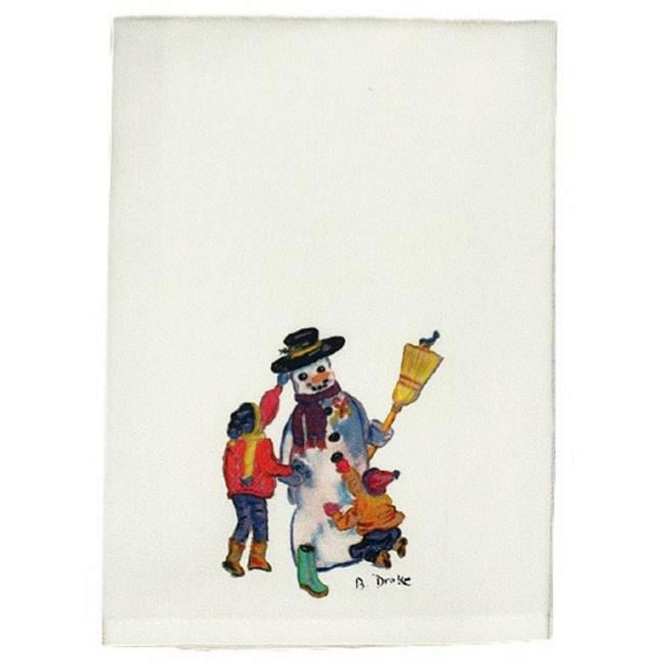 Picture of Betsy Drake GT903 Snowman Guest Towel
