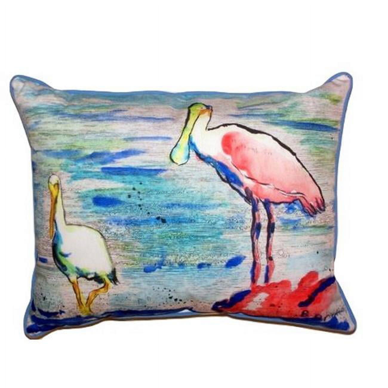 16 x 20 in. Spoonbill & Ibis Large Indoor & Outdoor Pillow