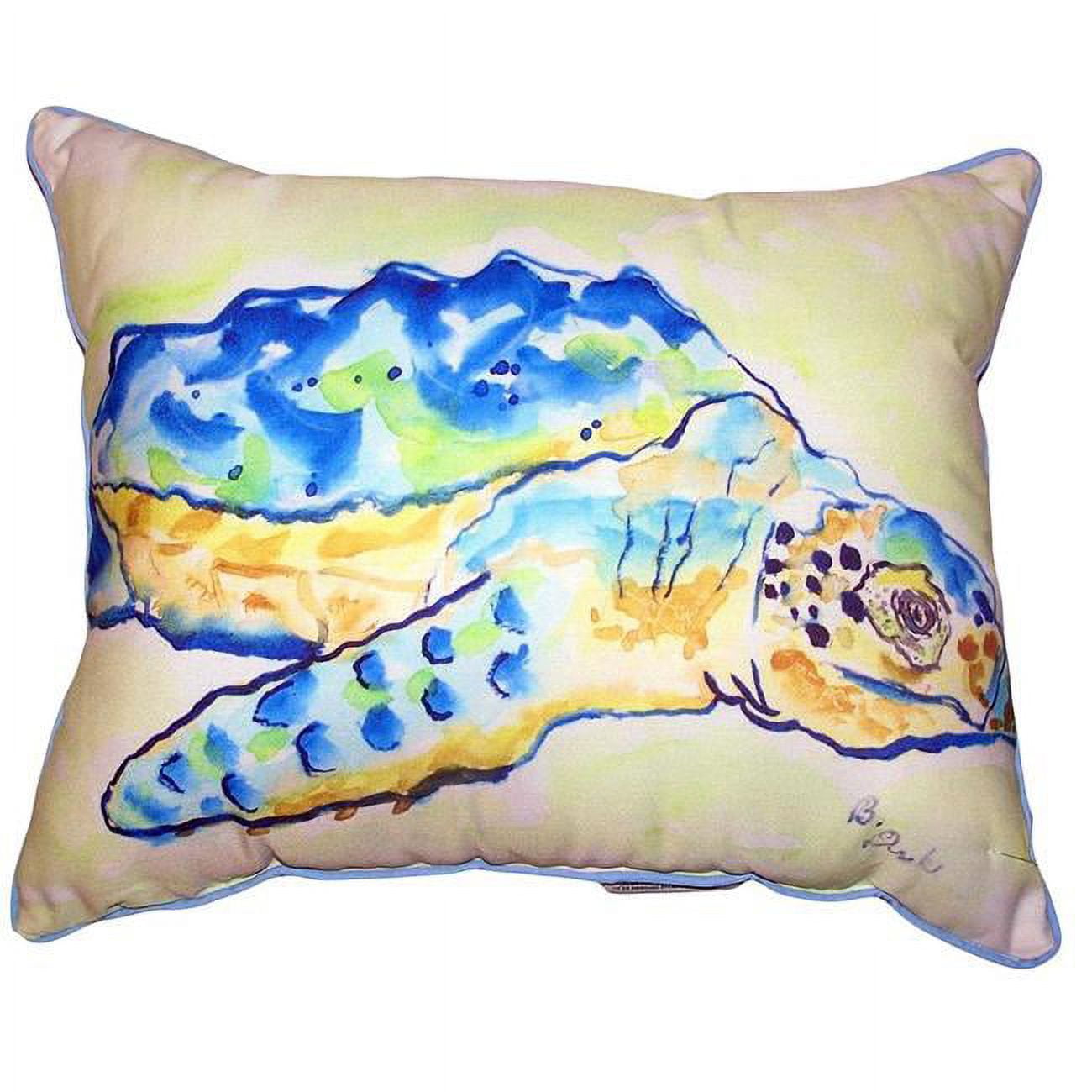 16 x 20 in. Loggerhead Turtle Large Indoor & Outdoor Pillow