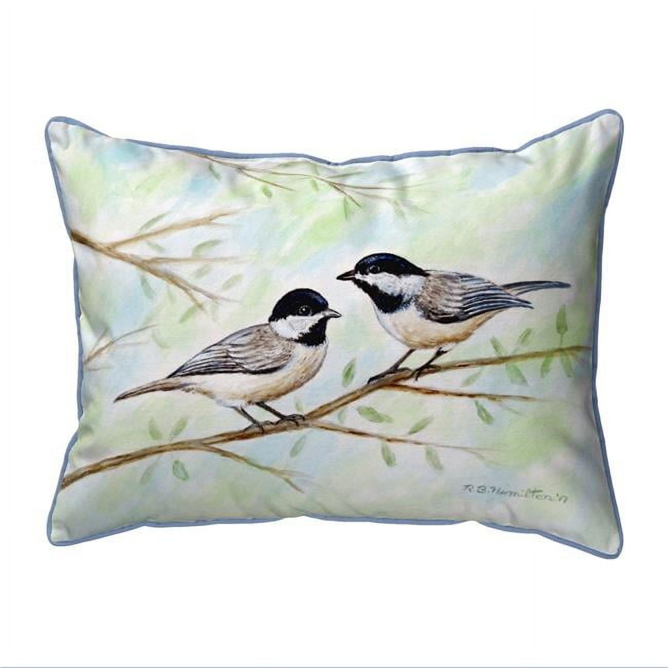 11 x 14 in. Dicks Chickadees Small Outdoor & Indoor Pillow