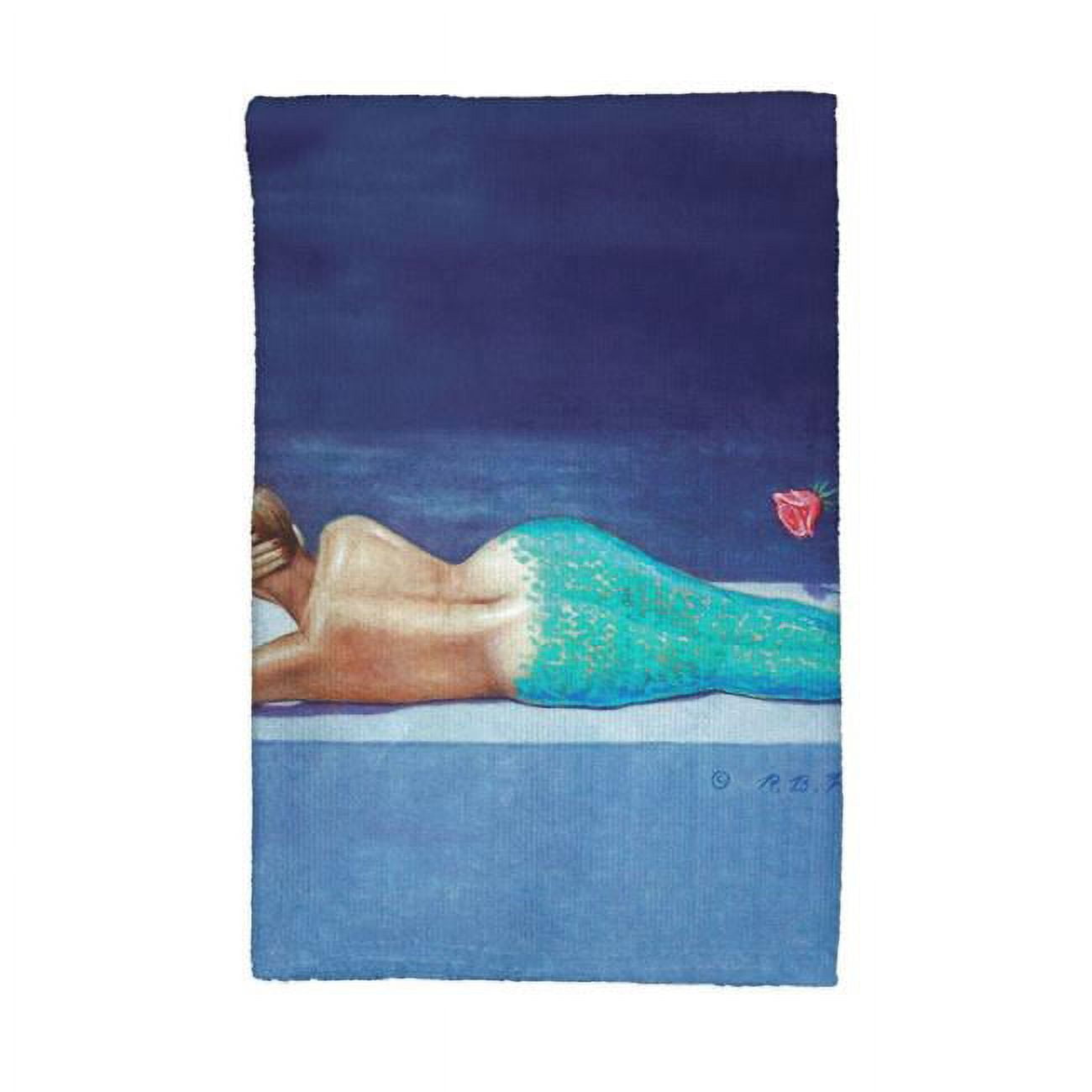 Picture of Betsy Drake KT073 Mermaid Kitchen Towel