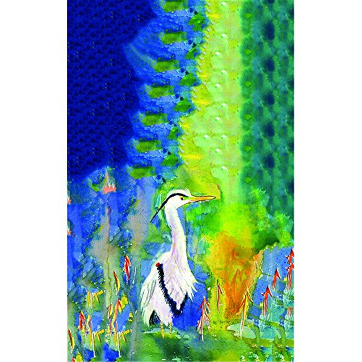 Picture of Betsy Drake KT329 D&Bs Blue Heron Kitchen Towel
