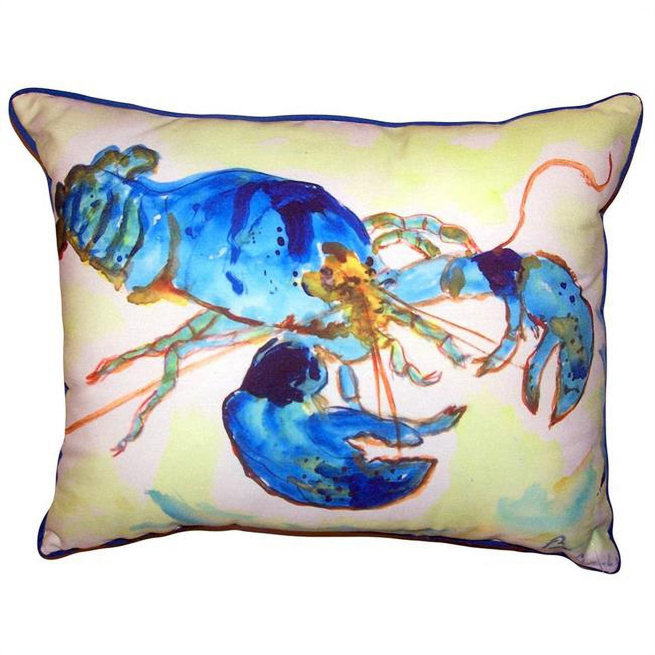 20 x 24 in. Green-Blue Lobster Extra Large Pillow